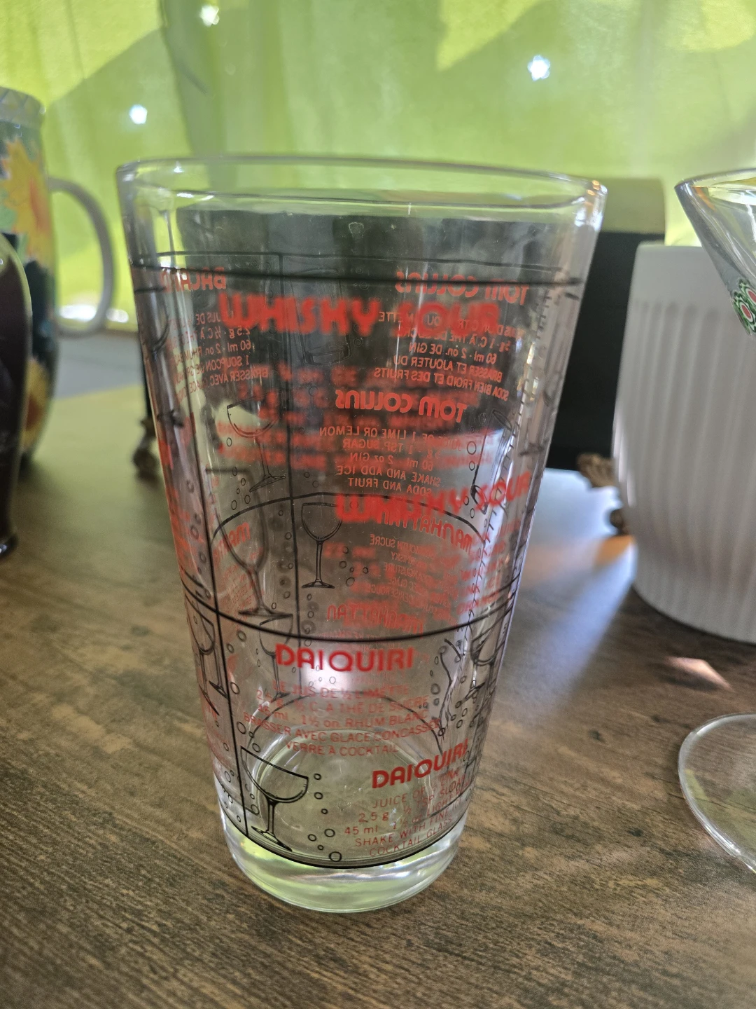 ​Vintage 1970s Libbey Glass Bilingual Cocktail Recipe - photo 2