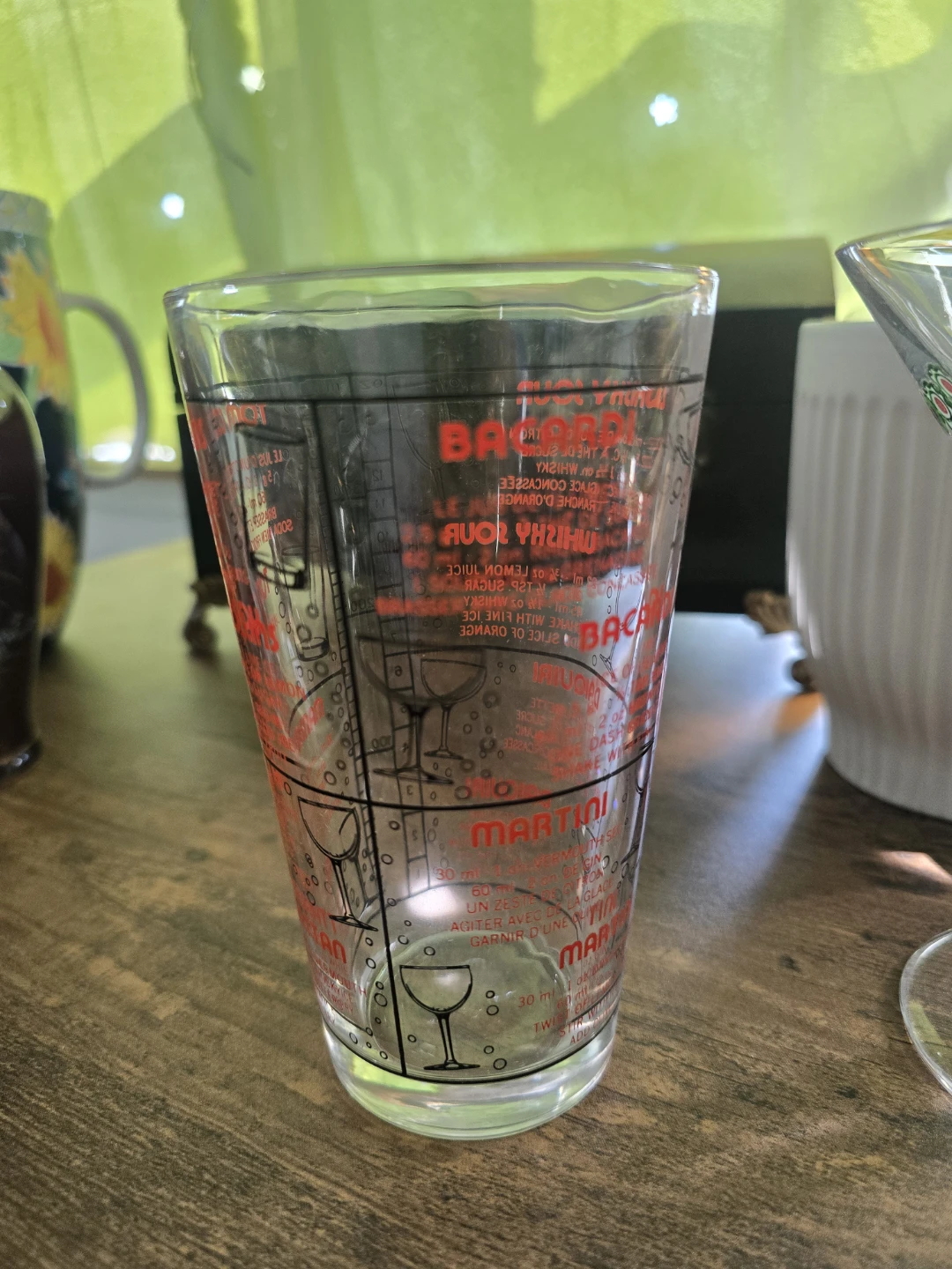 ​Vintage 1970s Libbey Glass Bilingual Cocktail Recipe - photo 3
