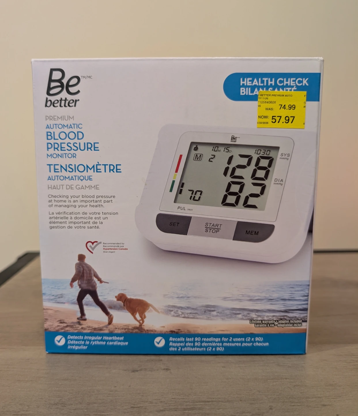 Be Better Premium Automatic Blood Pressure Monitor RX814
