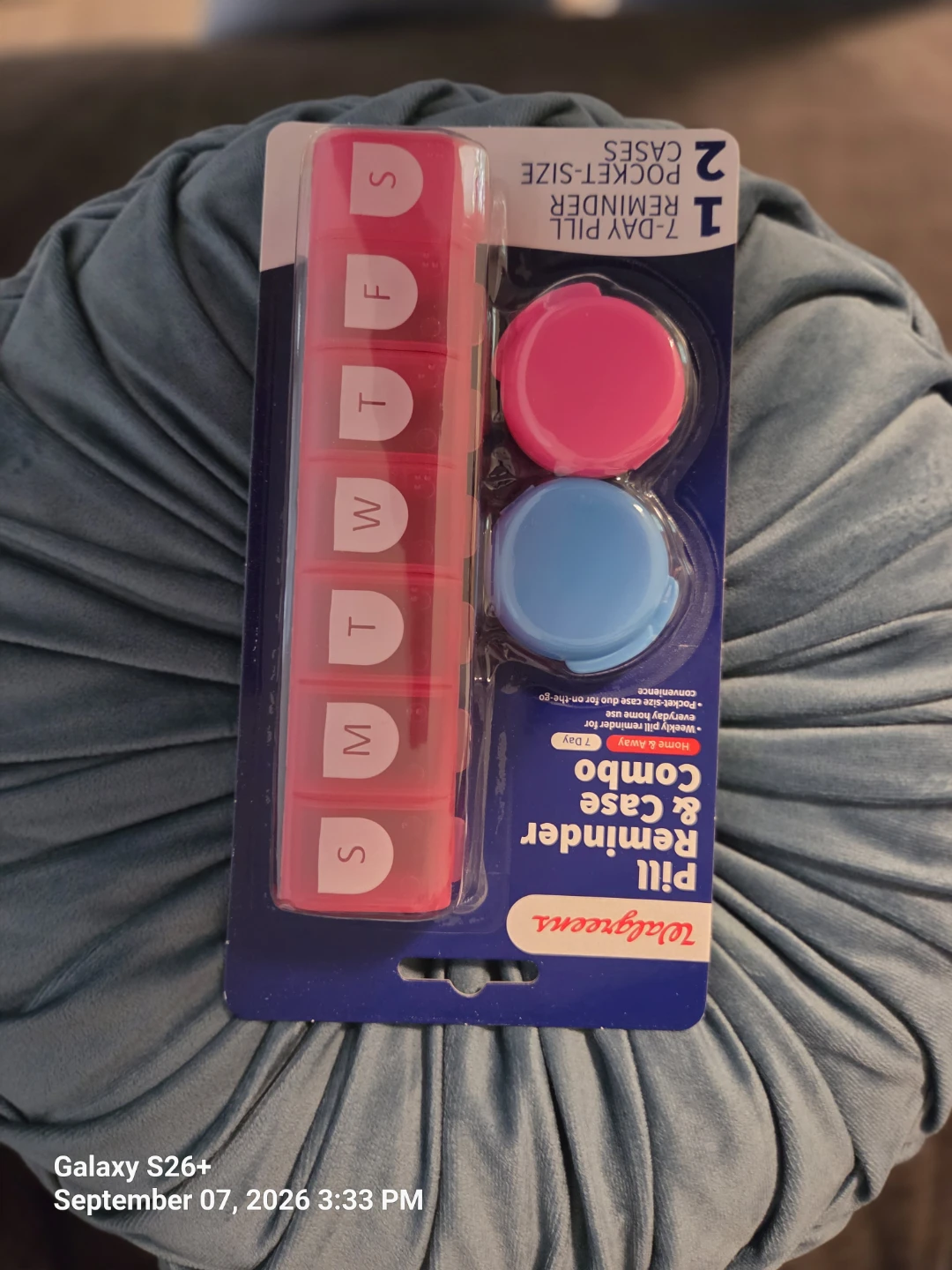 Walgreens 7-Day Pill Reminder and Case Combo