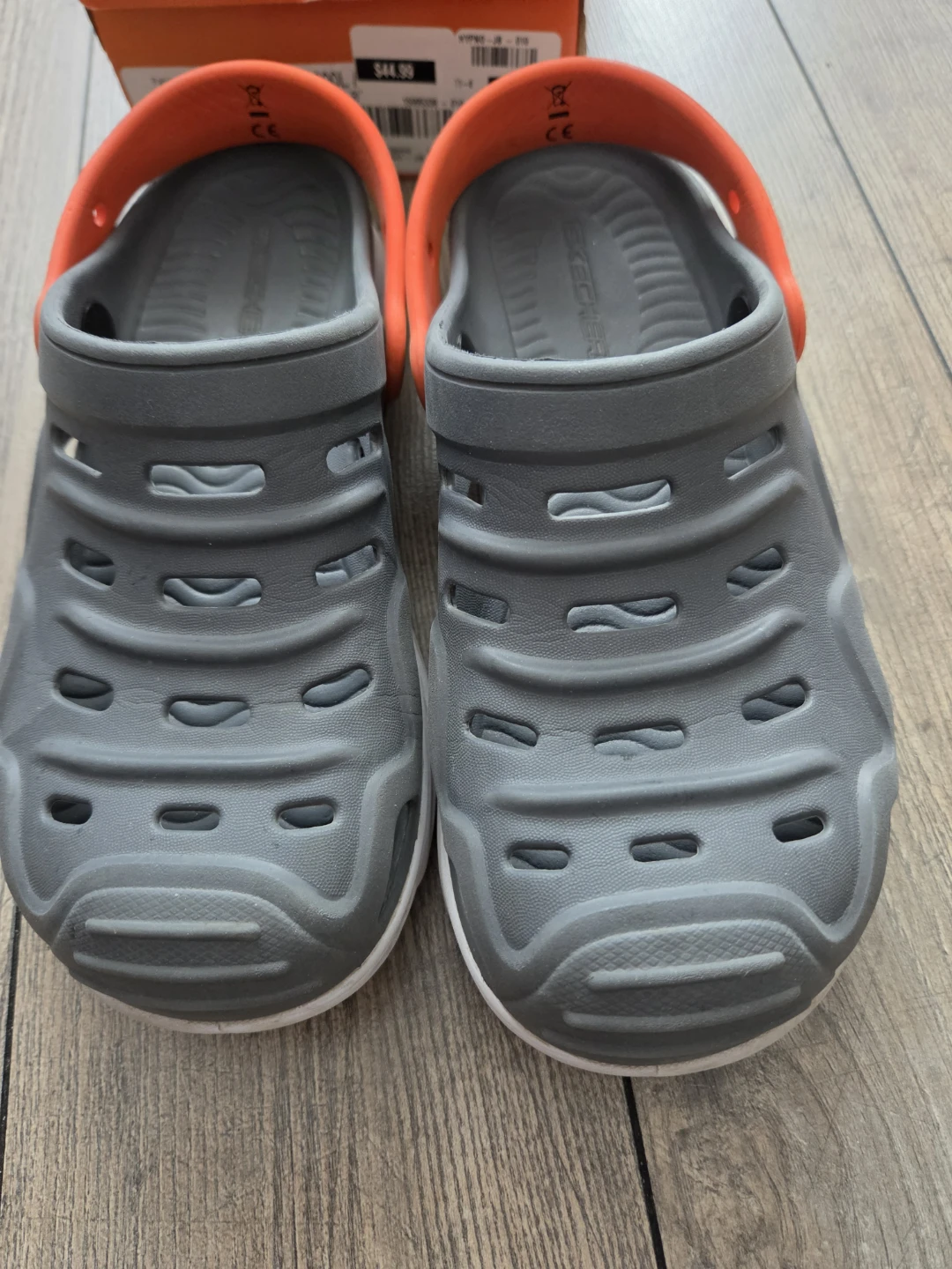 🏈kids junior size 4 Skechers sandals - photo 2