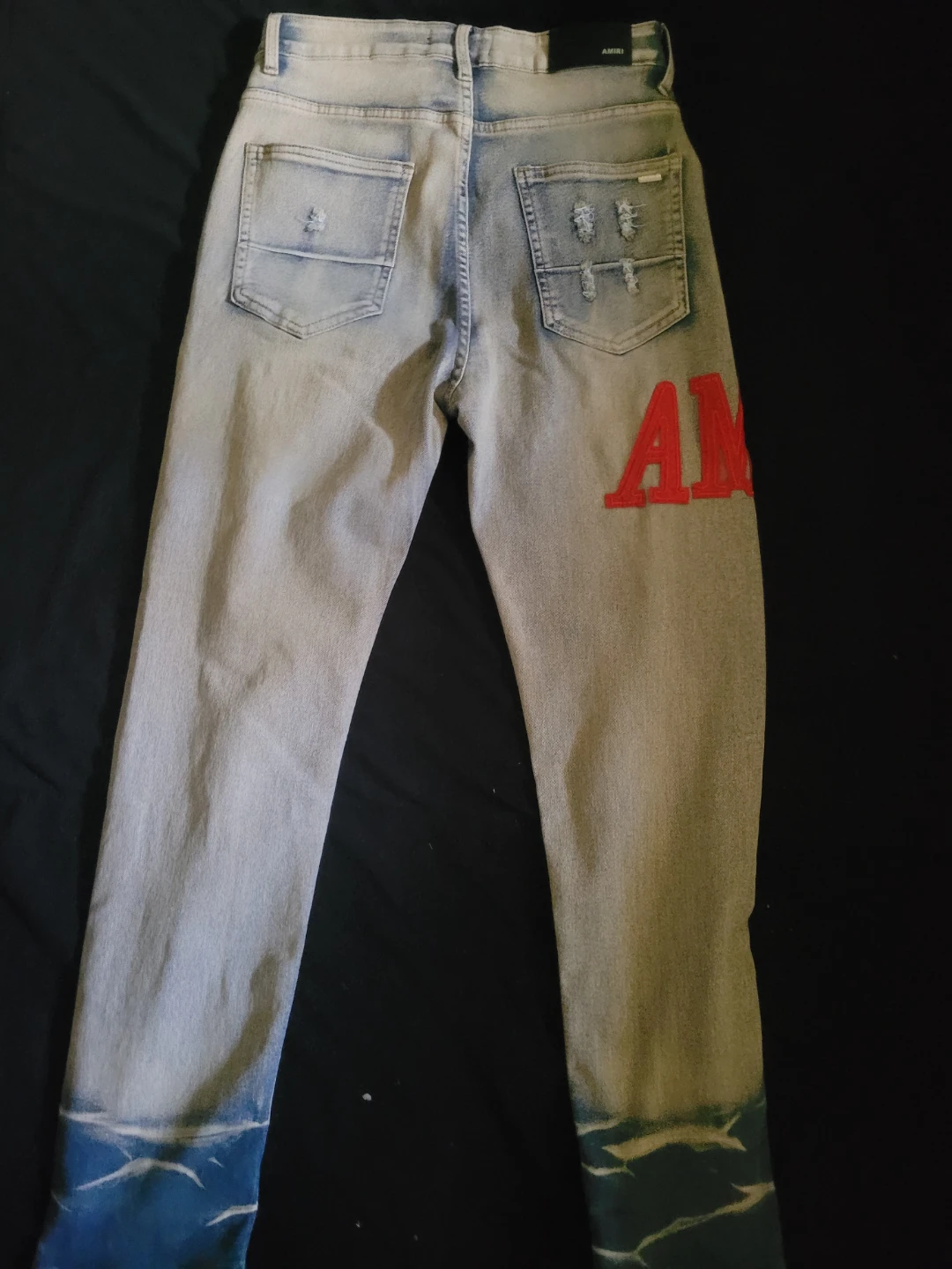AMIRI Distressed Denim Jeans - photo 4