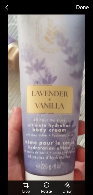 Lavender + Vanilla Body Cream