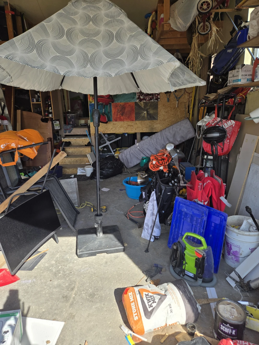 Outdoor Patio Umbrella with Base - photo 2