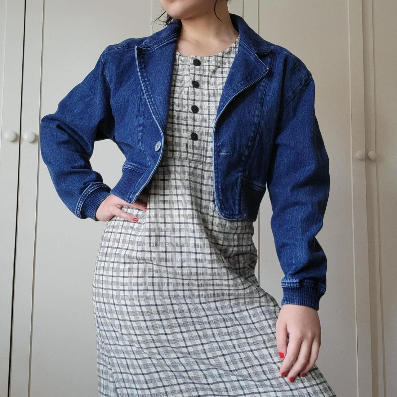 Vintage denim jacket - photo 2