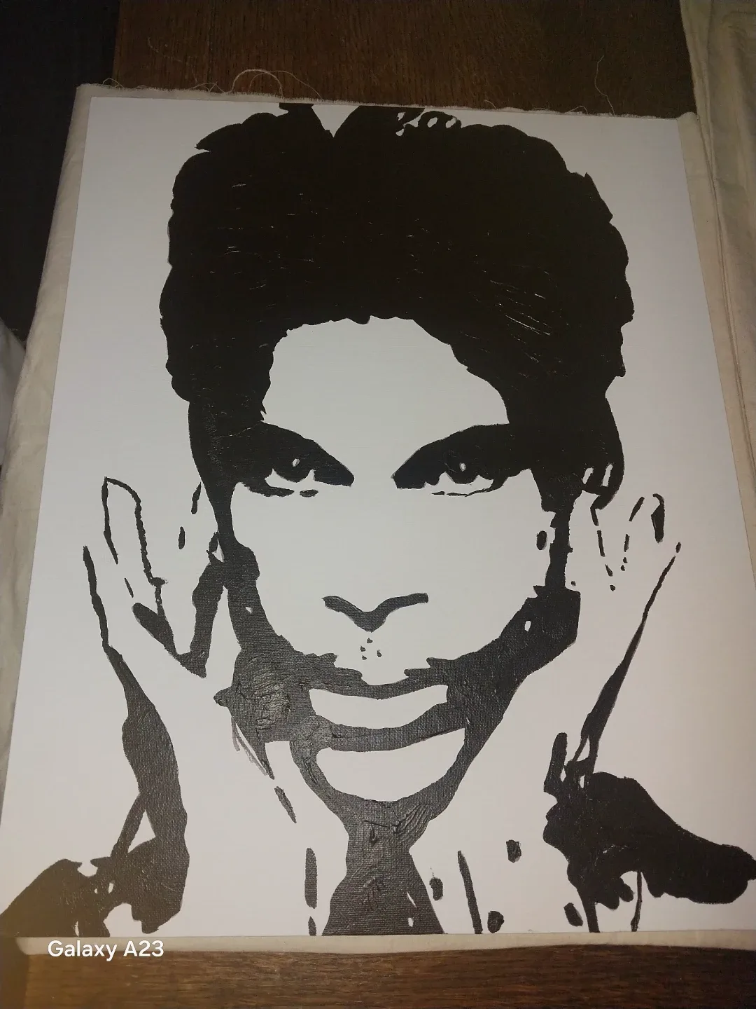 Set of 3 Black and White Portrait Canvases - photo 3