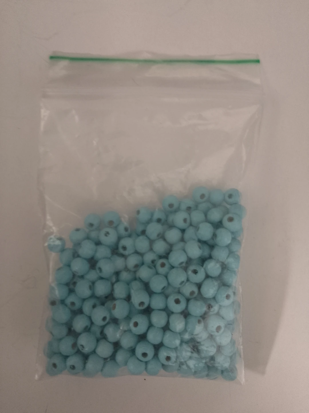 Light Blue Round Beads 🏈