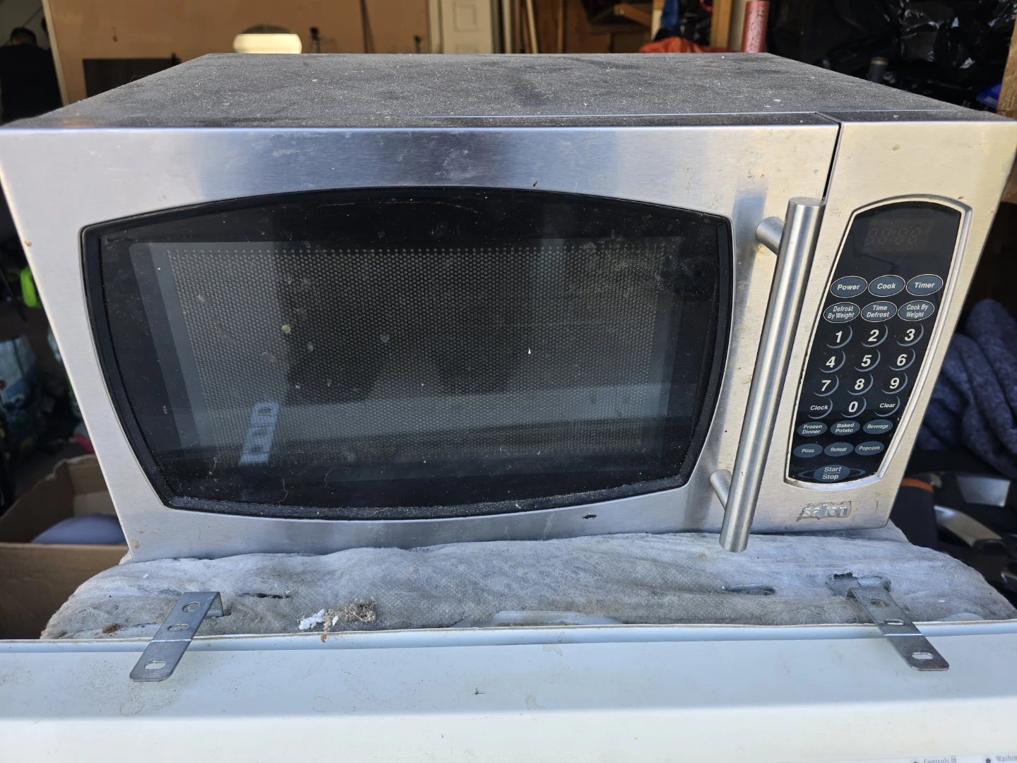 Salton Microwave Stainless Steel