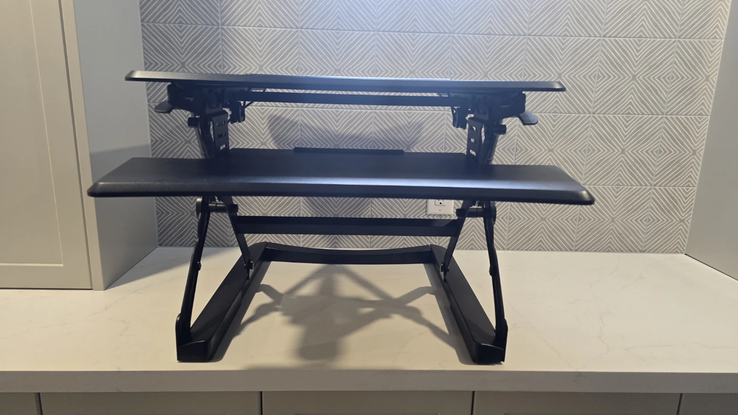 Adjustable Sit-Stand Desk Converter - photo 4