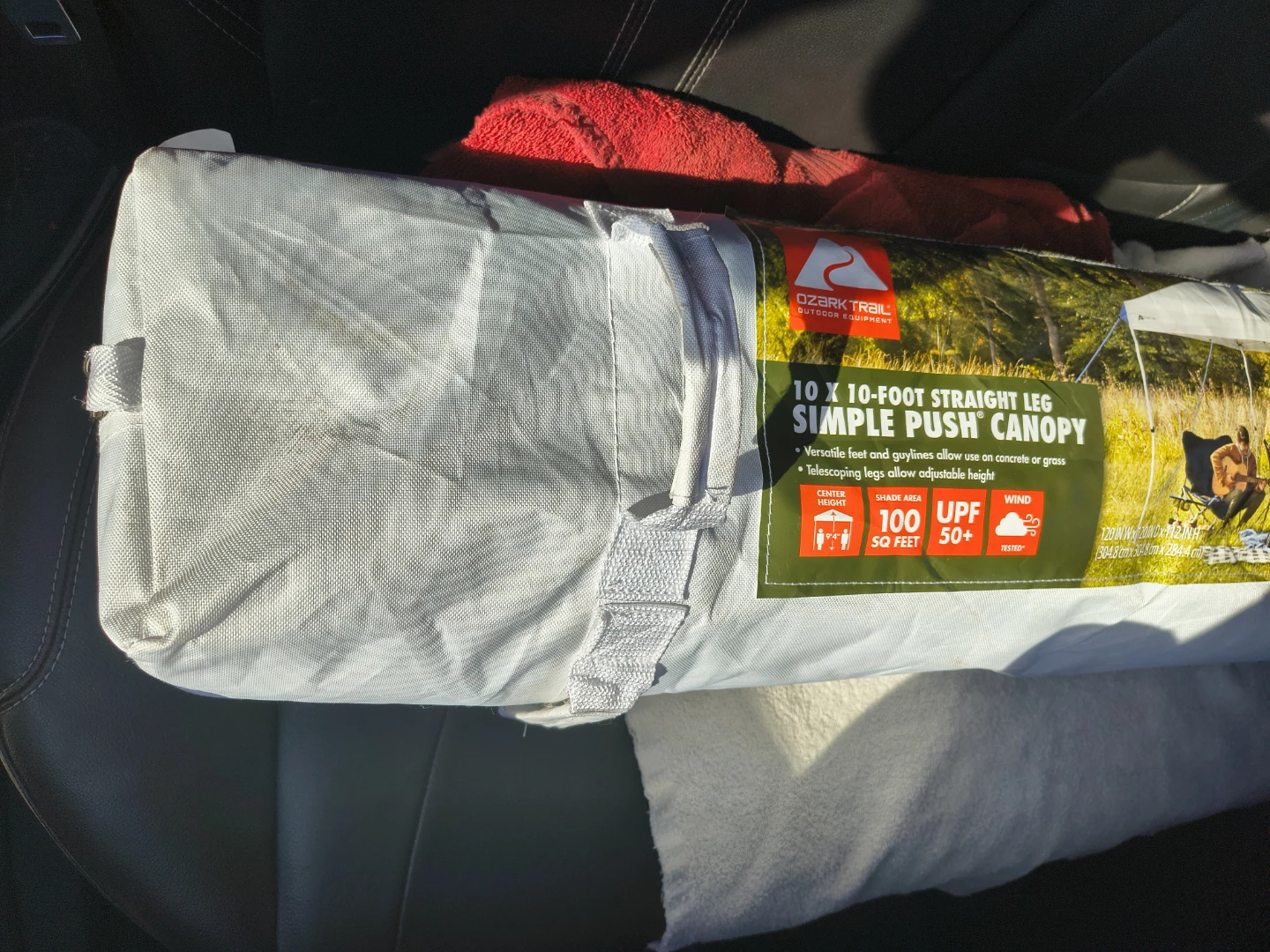 Ozark Trail 10x10 ft Simple Push Canopy