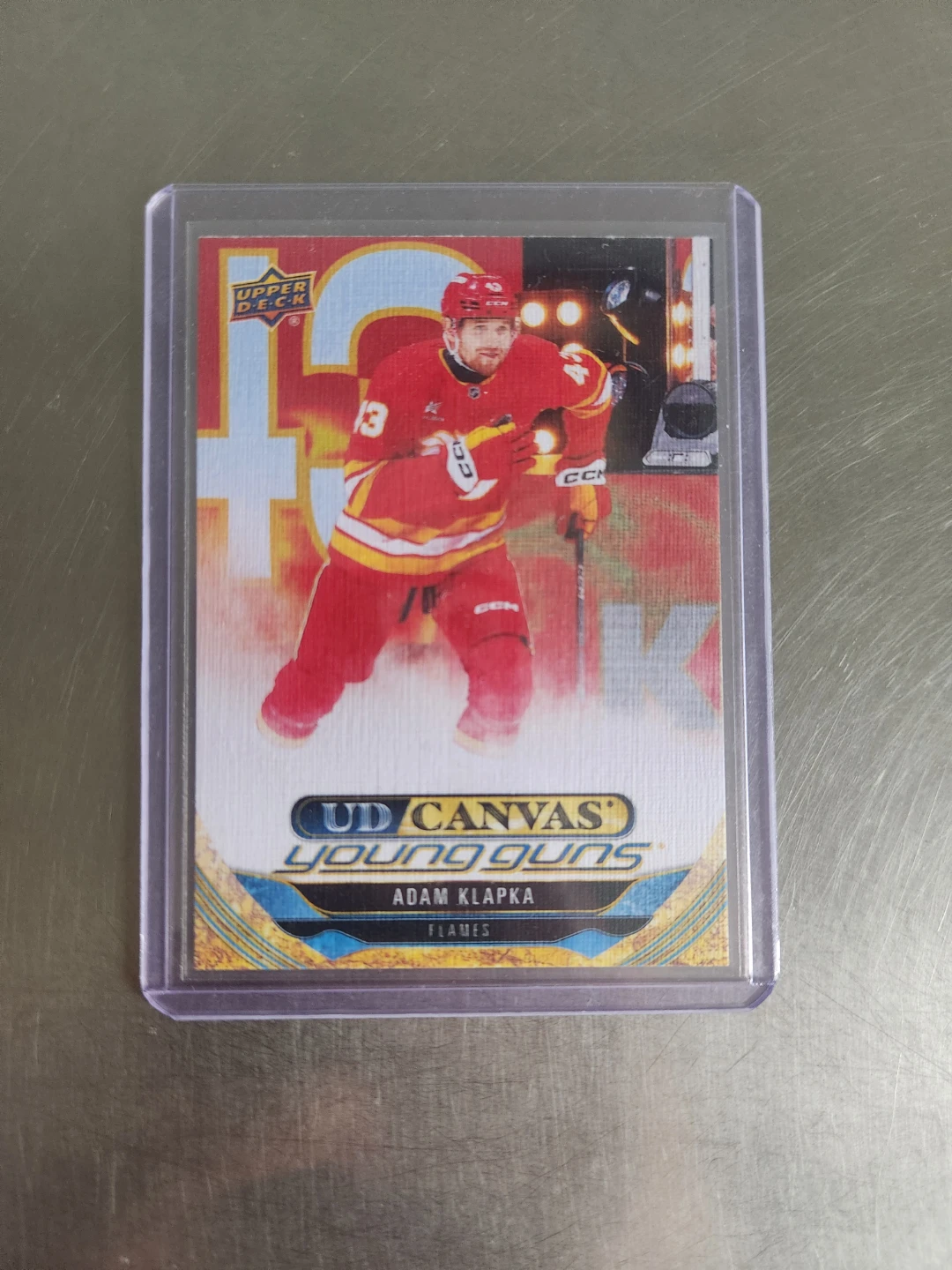 Adam Klapka 2024-25 UD Canvas Young Guns Rookie Card