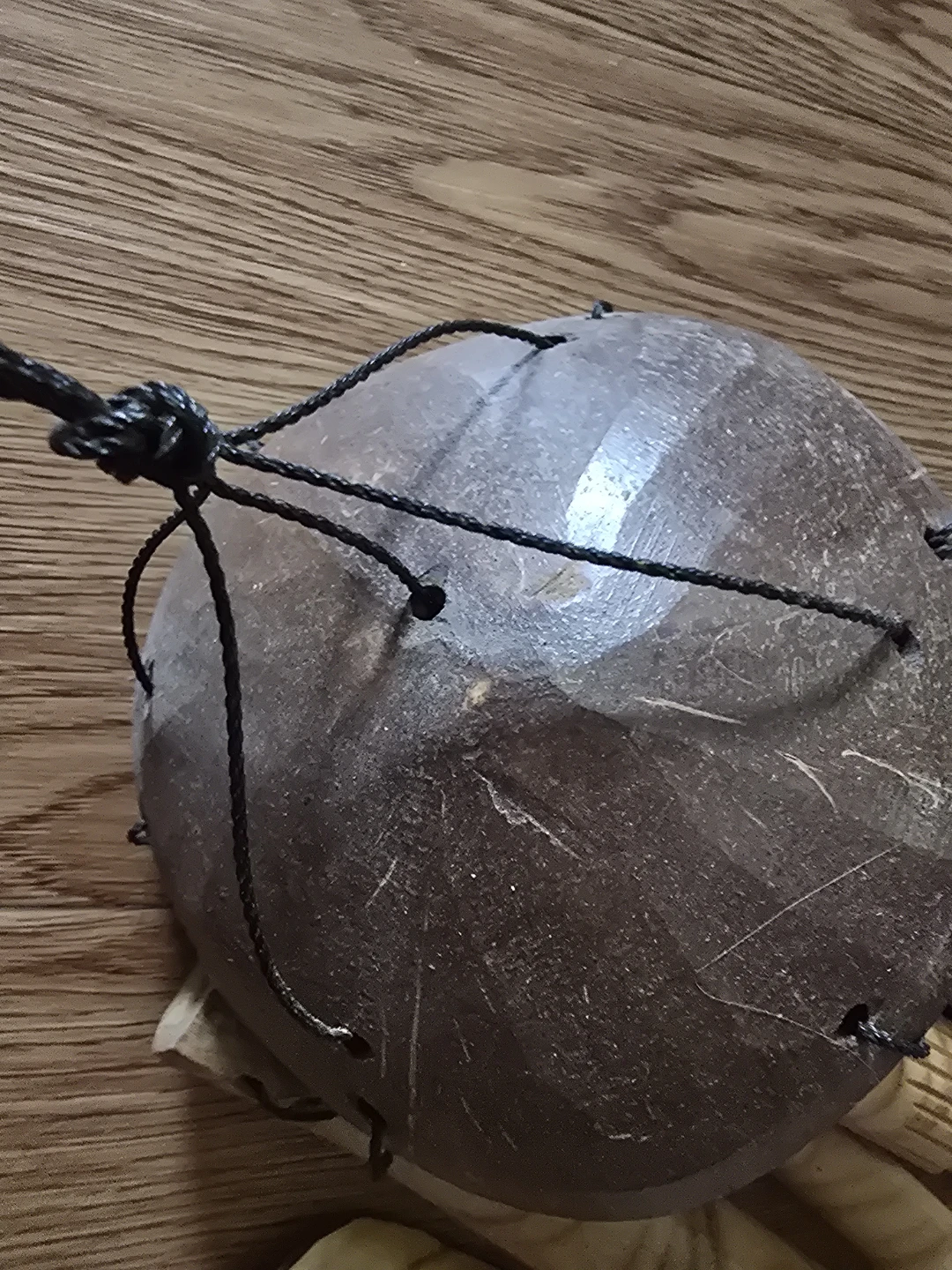 Bamboo and Coconut Shell Wind Chime - photo 5