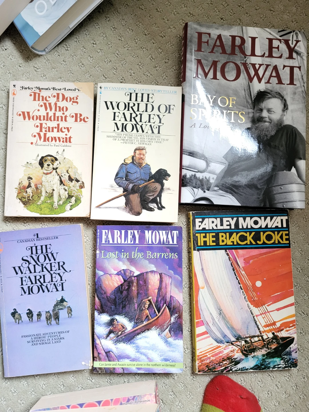 Collection of 7 Farley Mowat Books