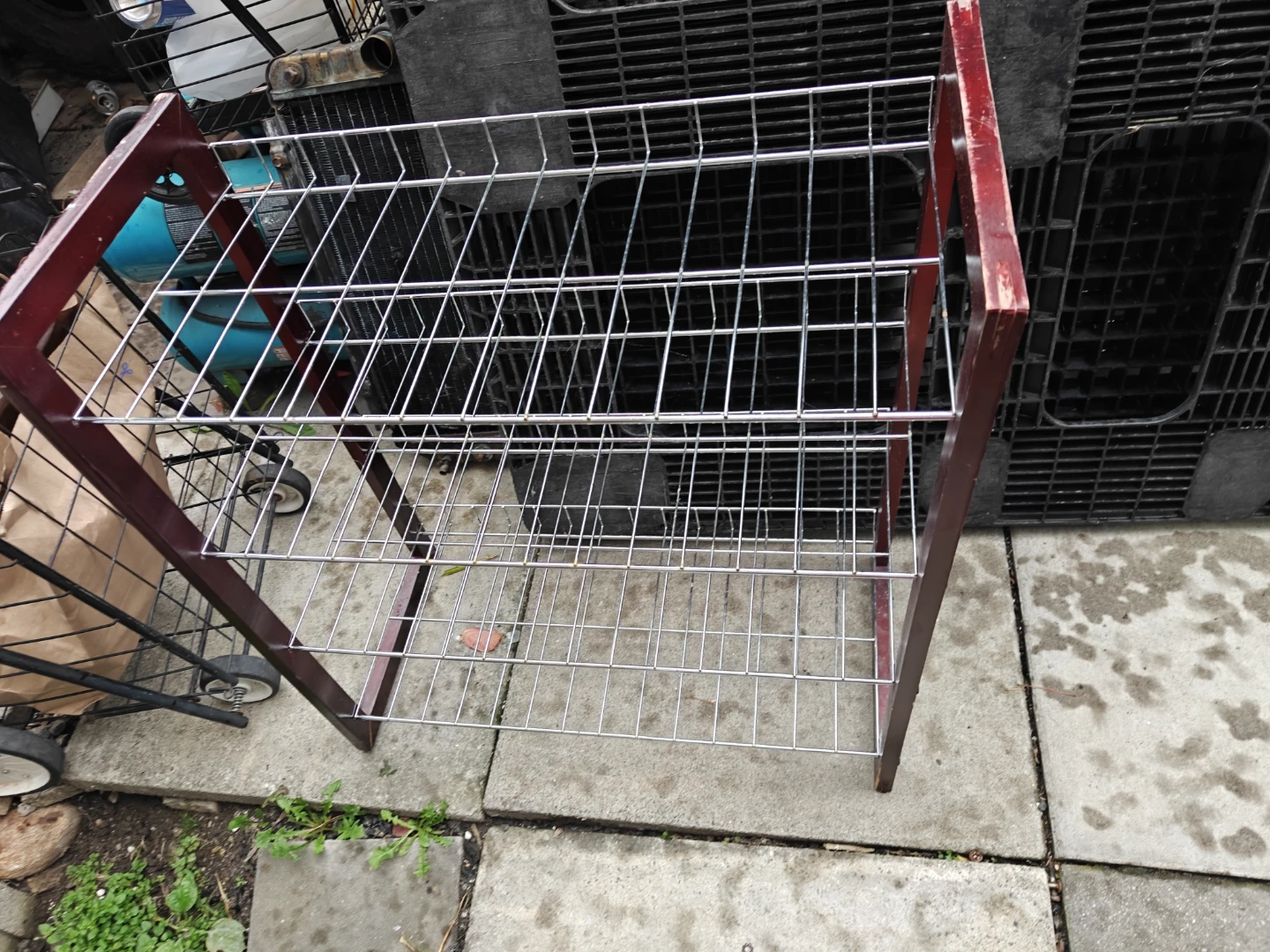 Three-Tier Wire Shoe Rack