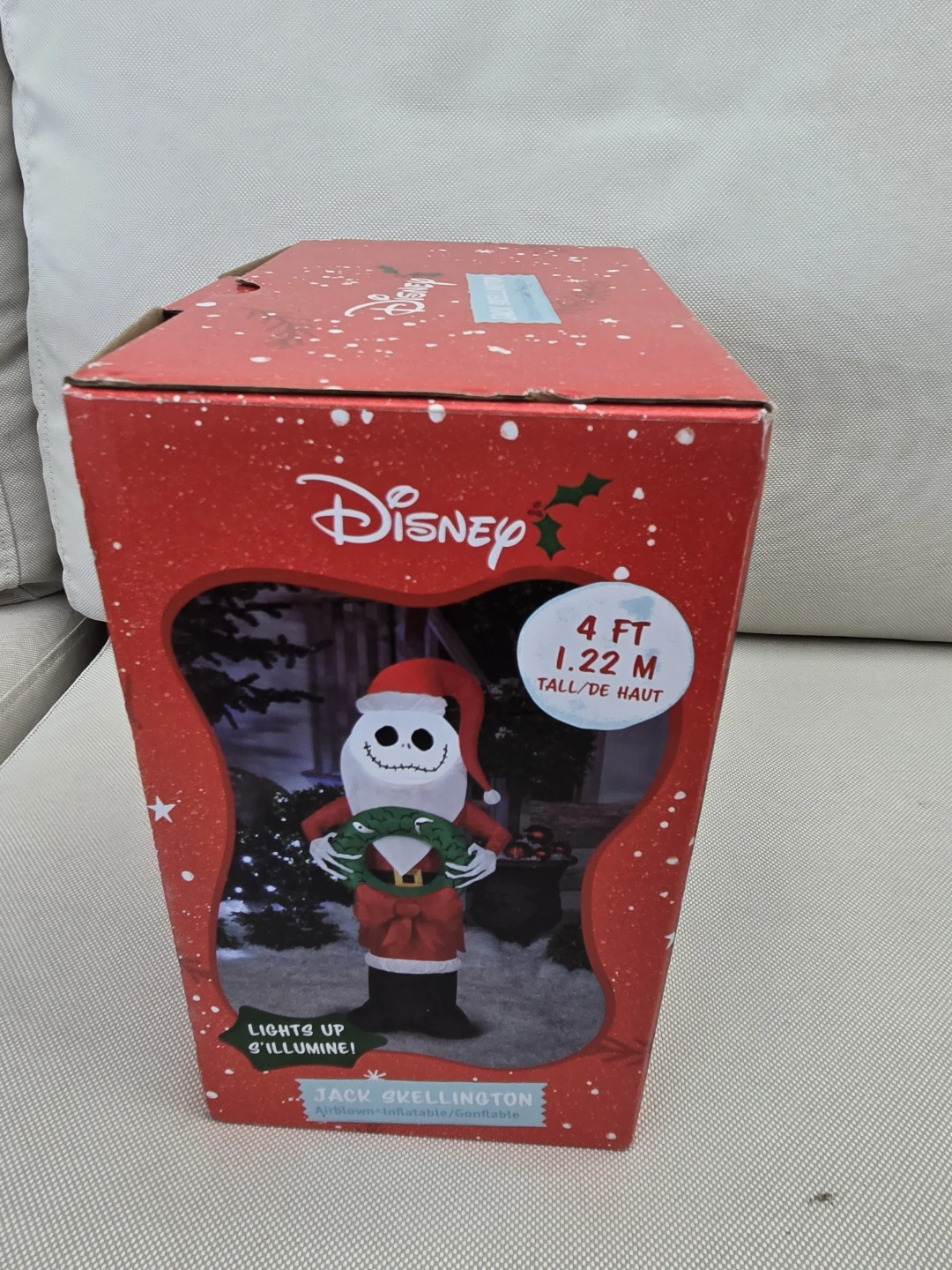 Christmas inflatable jack skeleton 4ft decoration - photo 5