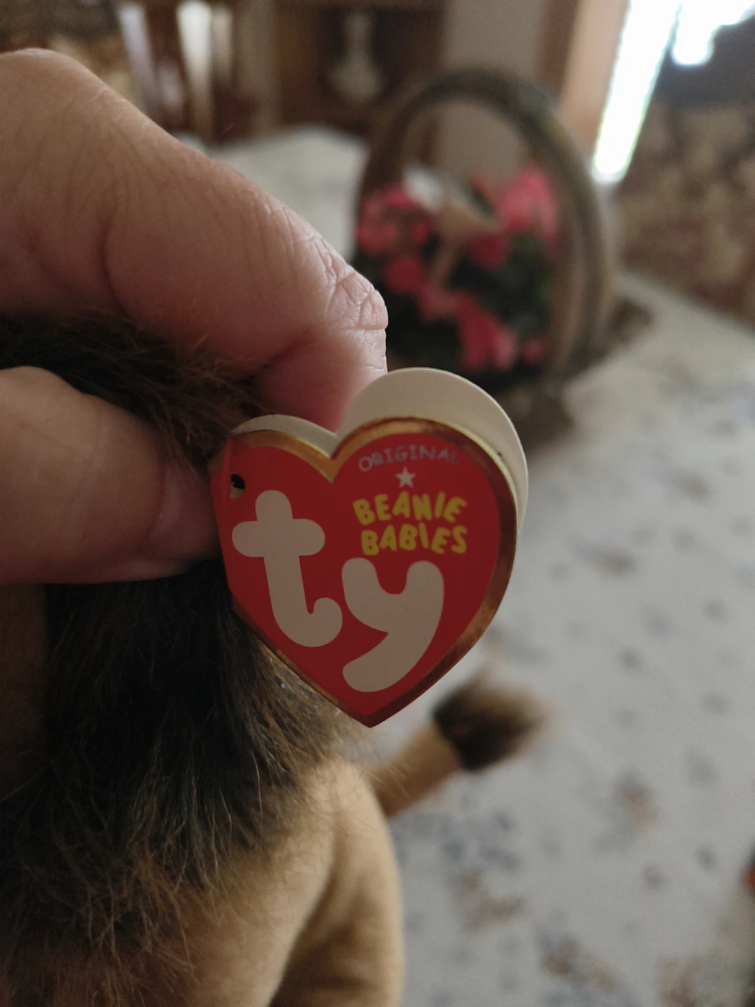Ty Beanie Baby Cecil the Lion Plush - photo 3
