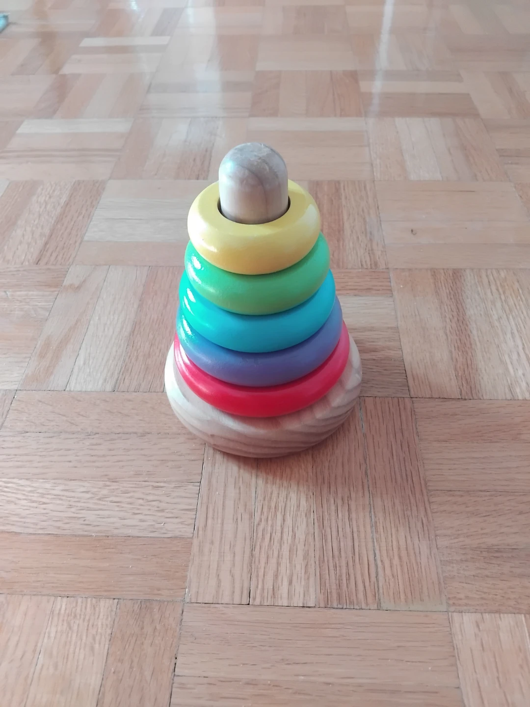 Wooden Stacking Ring Toy