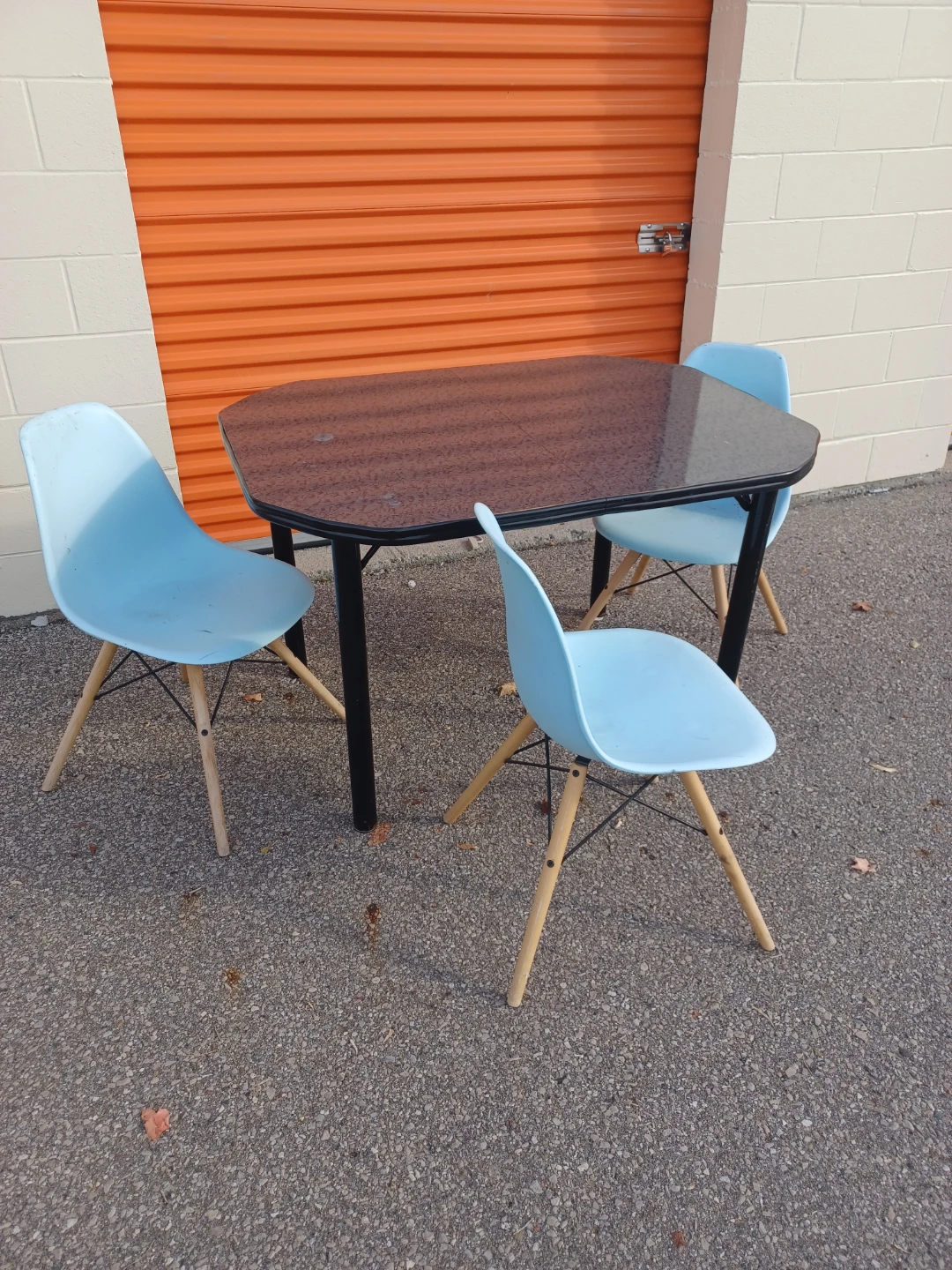 EXTENDABLE DINNING TABLE WITH 3 CHAIRS - photo 3