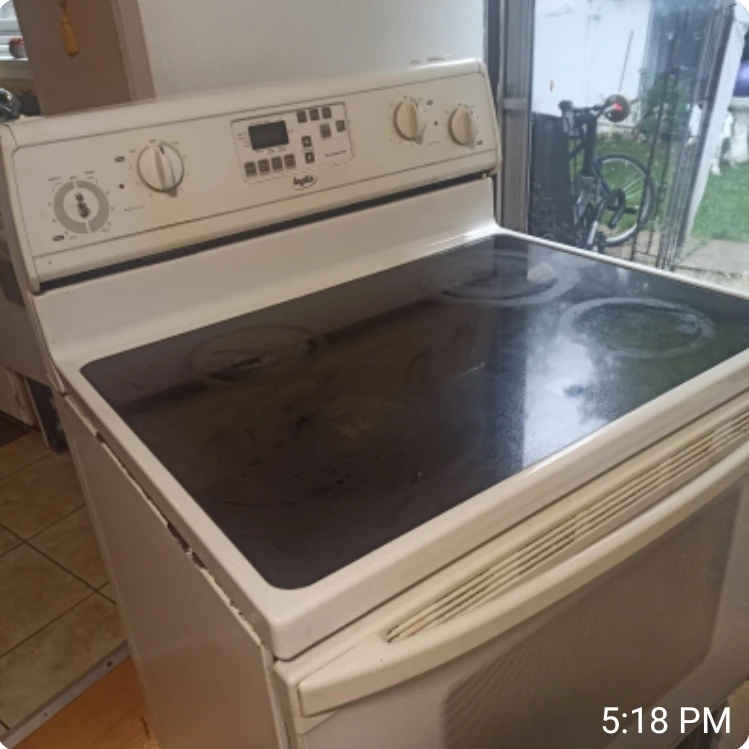 Inglis White Electric Stove (as is)