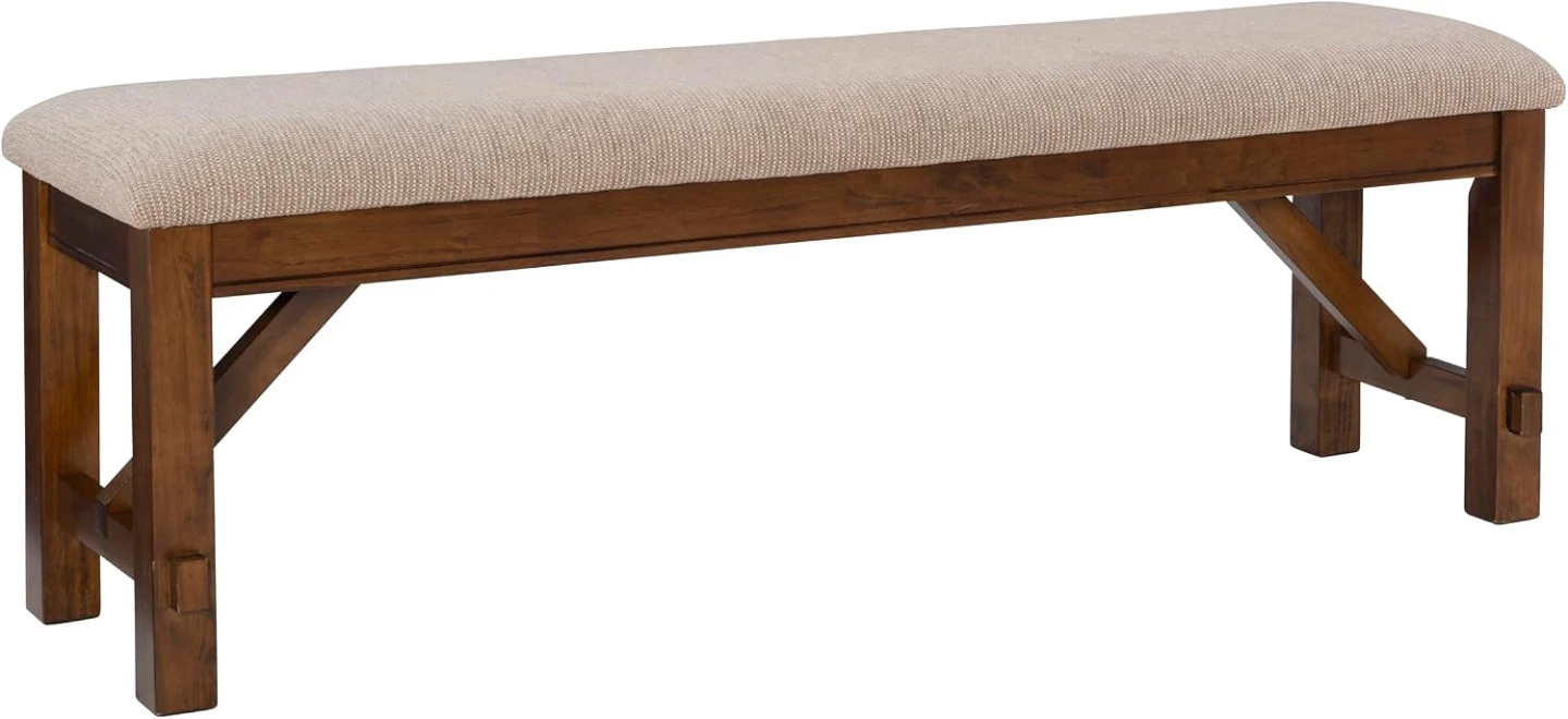 Powell Company Kraven Dining Bench, Hazelnut - photo 2