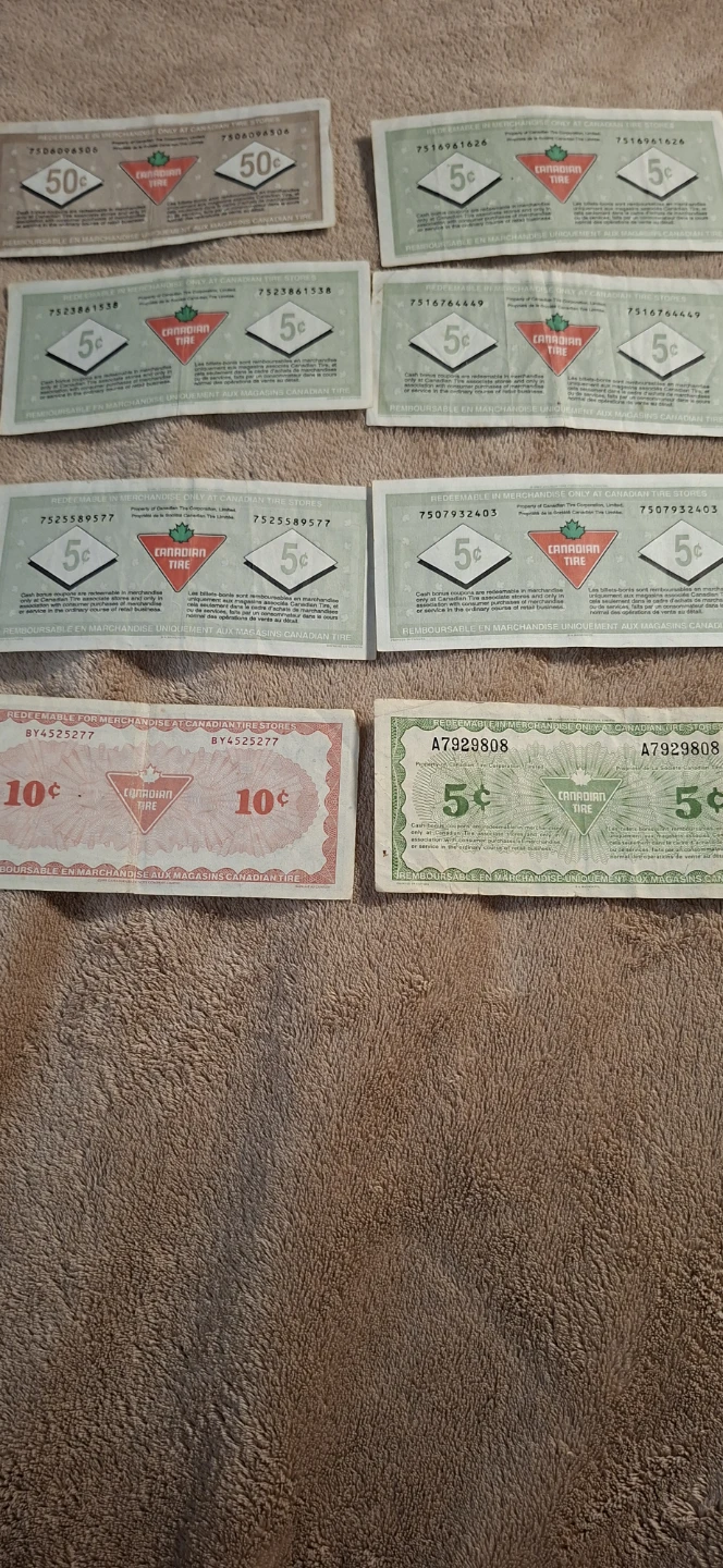 Vintage Canadian Tire Money Collection - photo 2