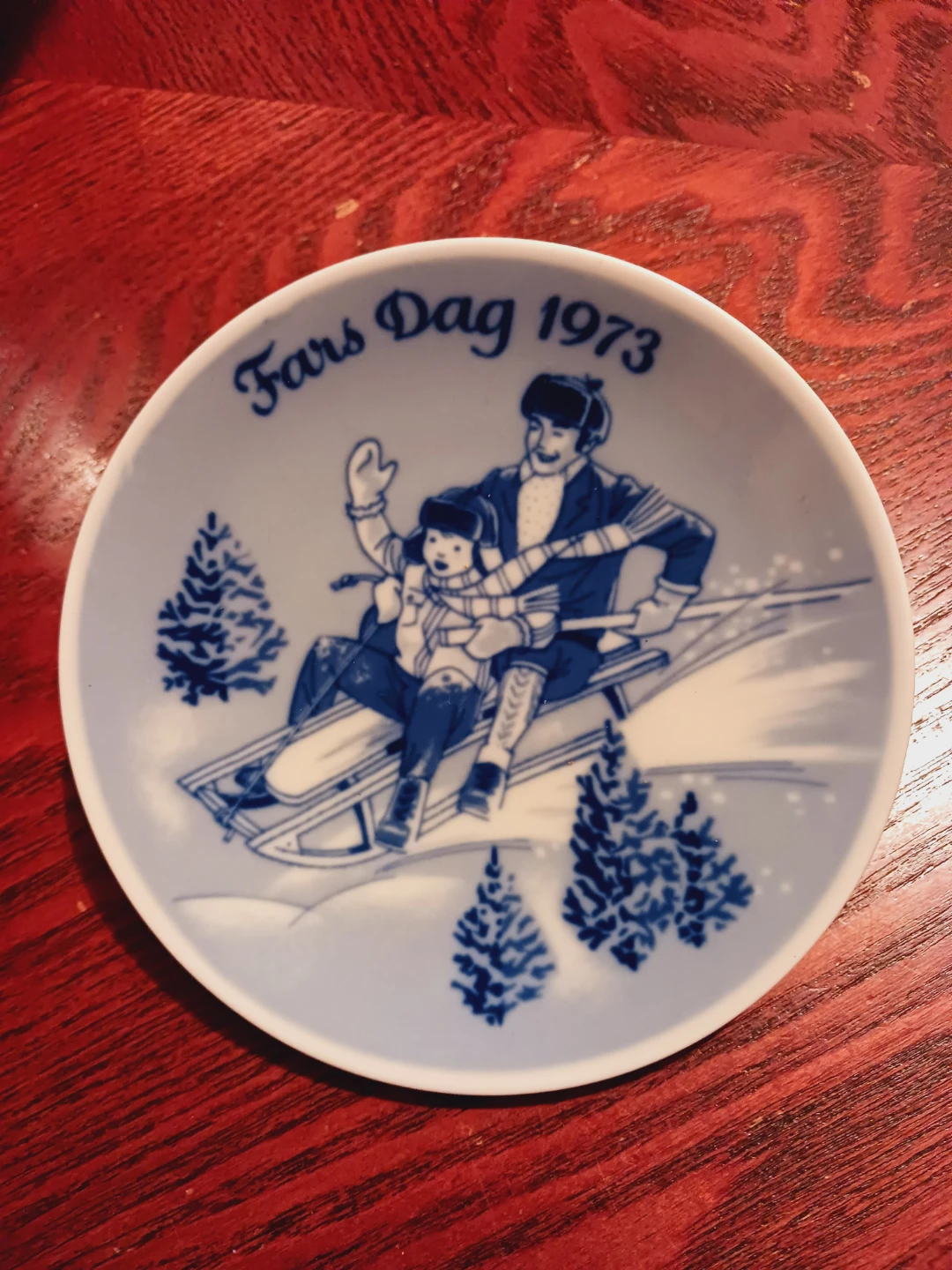 Norway Fars Dag1973. Father's Day Collector's Plate - photo 2