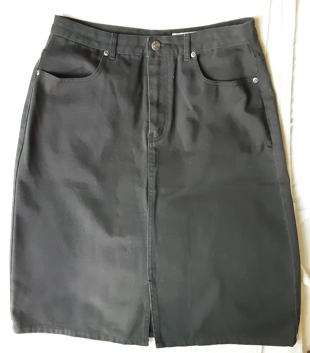 Eddie Bauer Black Cotton Skirt