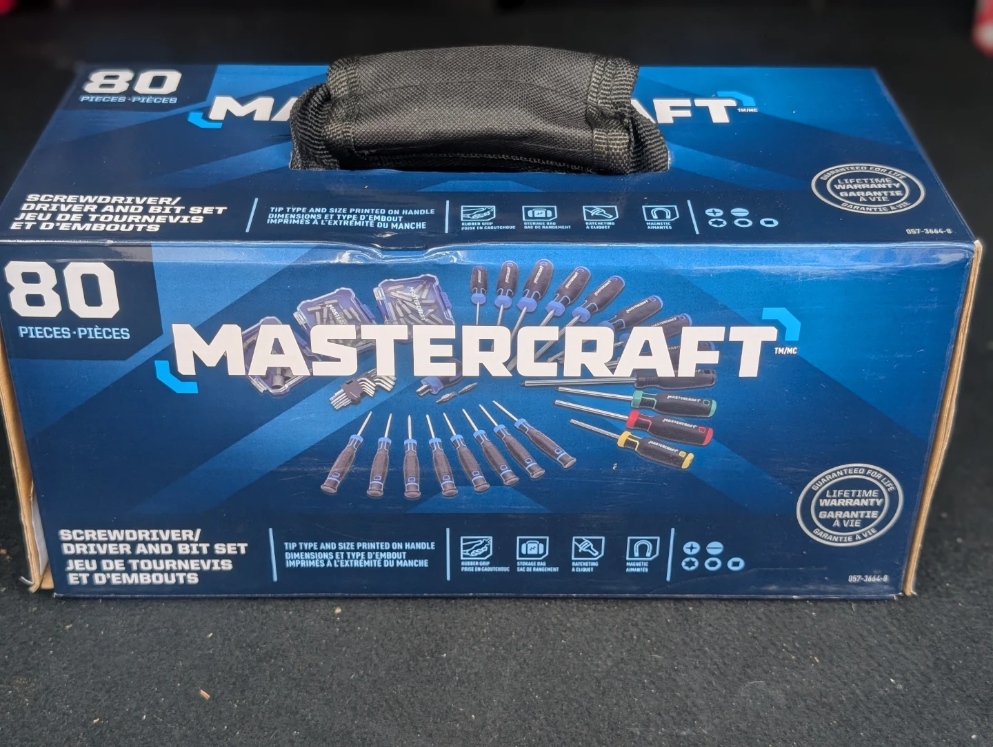 Mastercraft 80-Piece Screwdriver and Bit Set