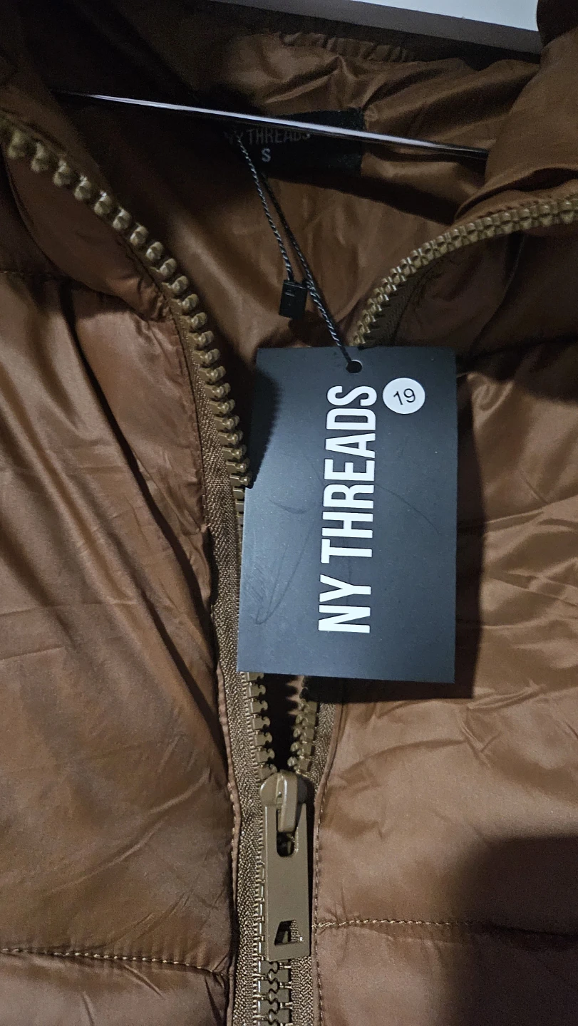NY Threads Brown Puffer Vest - photo 3