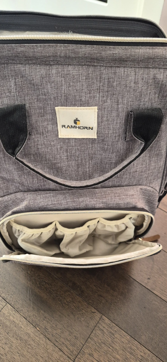 Ramhorn Grey Diaper Backpack - photo 5
