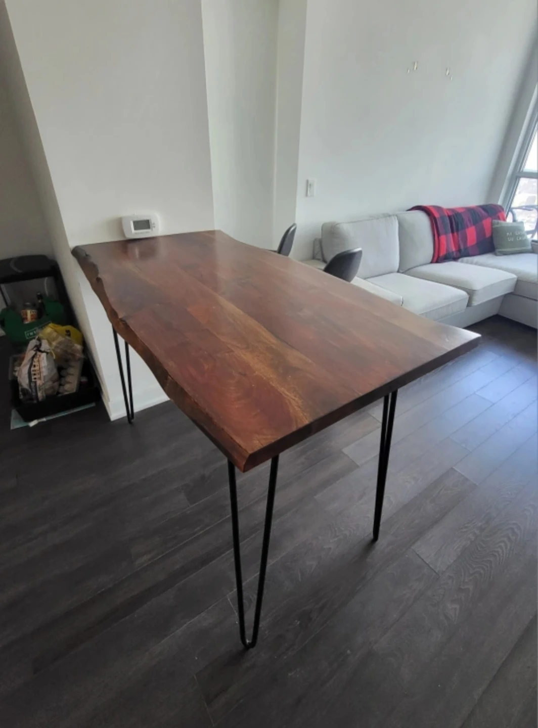 Live edge wood bar dining table - photo 3