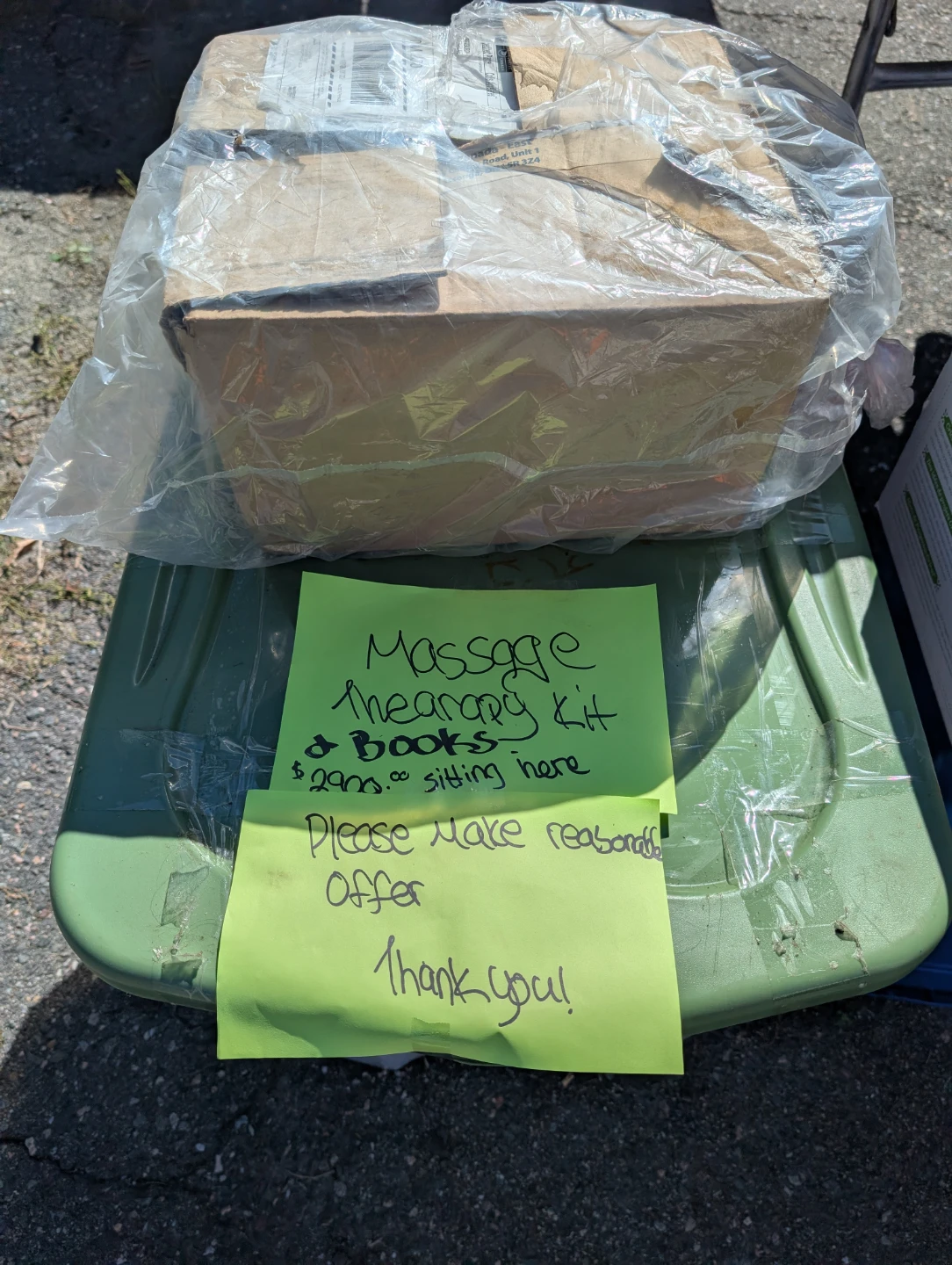 Massage Therapy Kit and Books