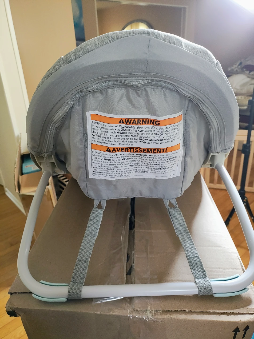 Skip Hop Silver Lining Cloud Upright Activity Floor Seat - photo 4