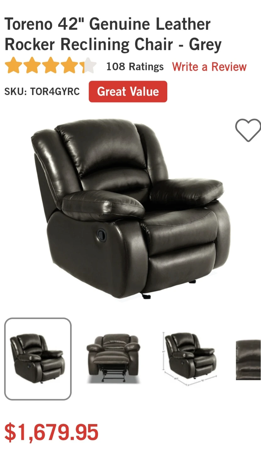 Leather Recliner