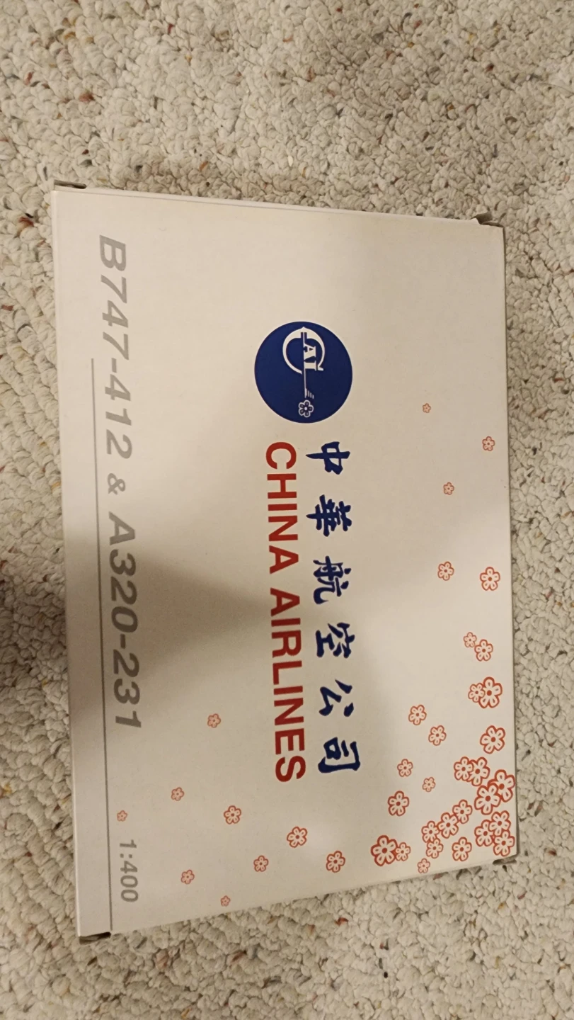 China Airlines 1:400 B747-412 & A320-231 Diecast Models