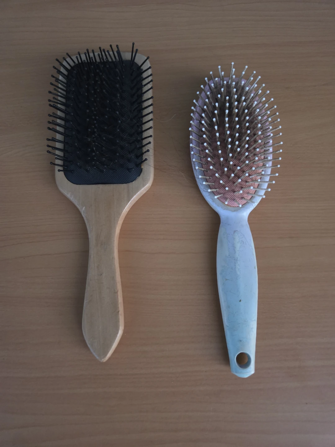 Set of two hairbrushes