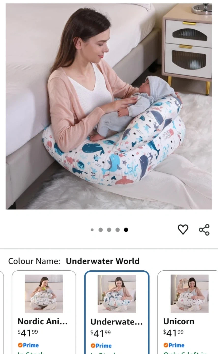 Baby Nursing and Support Pillow - Underwater World - photo 2