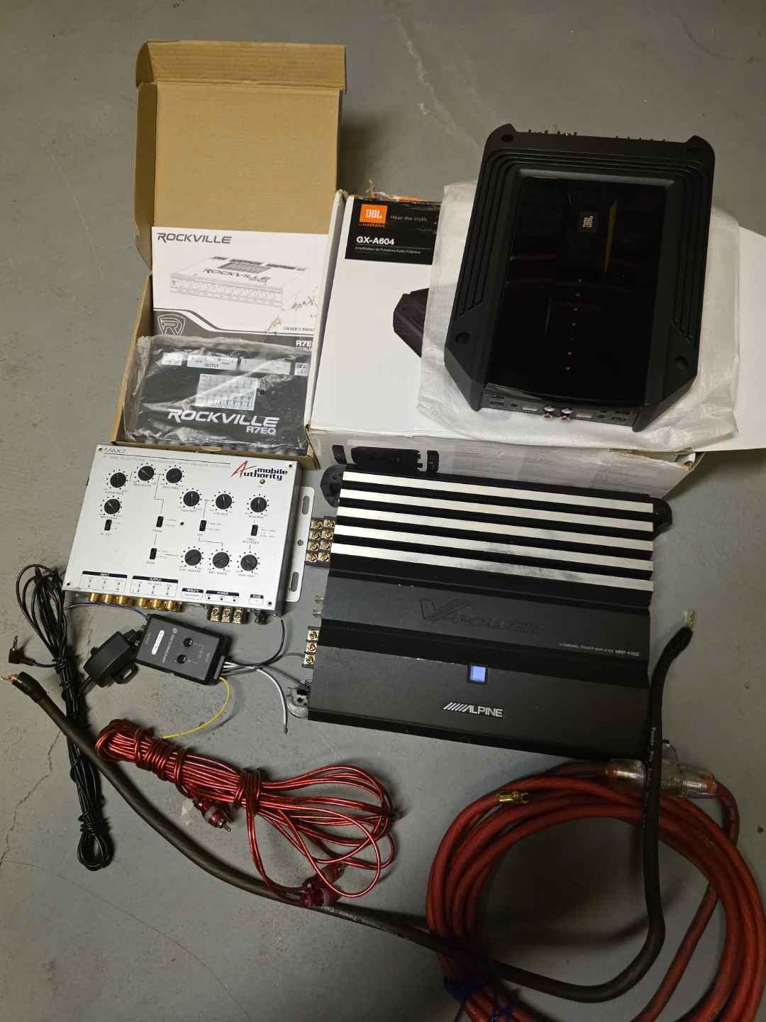 Car Audio Bundle: JBL, Alpine, and Rockville Equipment