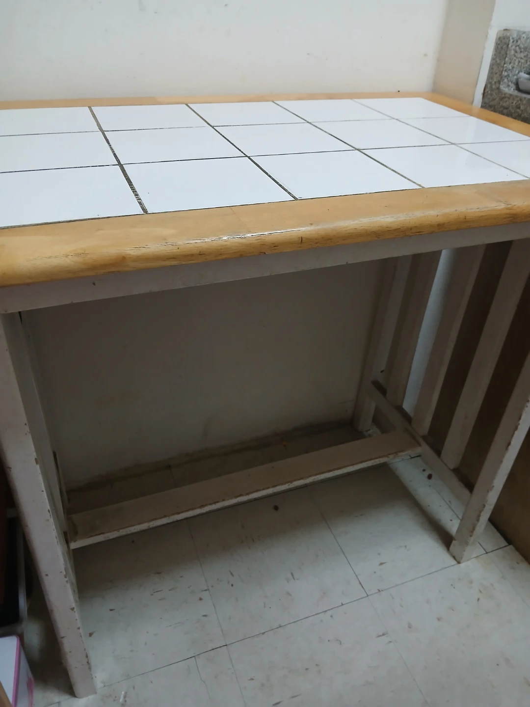 Tiled top wooden console table🏈 - photo 4