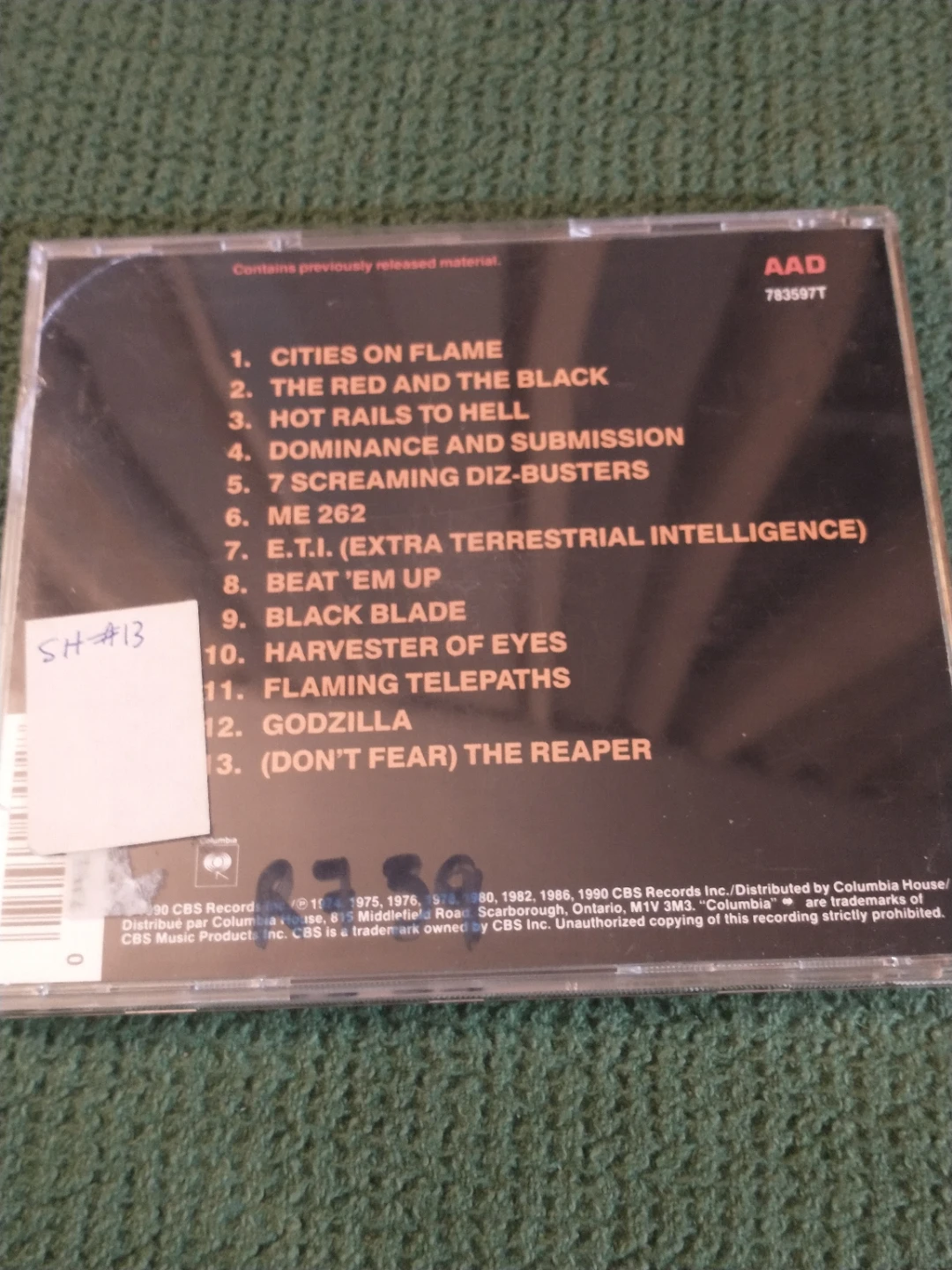 Blue Öyster Cult - Career of Evil: The Metal Years CD - photo 5