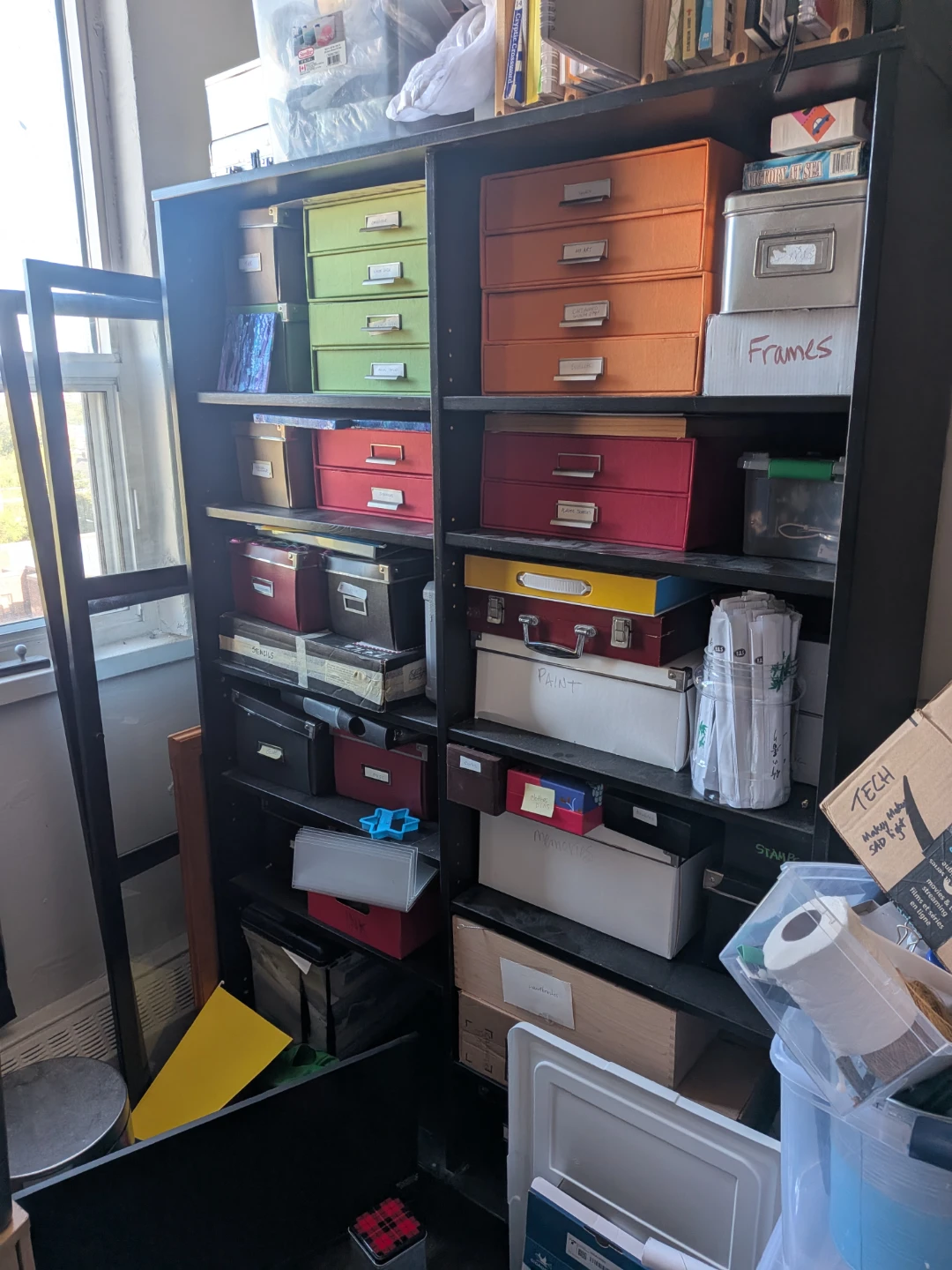 **Disassembled** black Ikea bookcase - photo 4