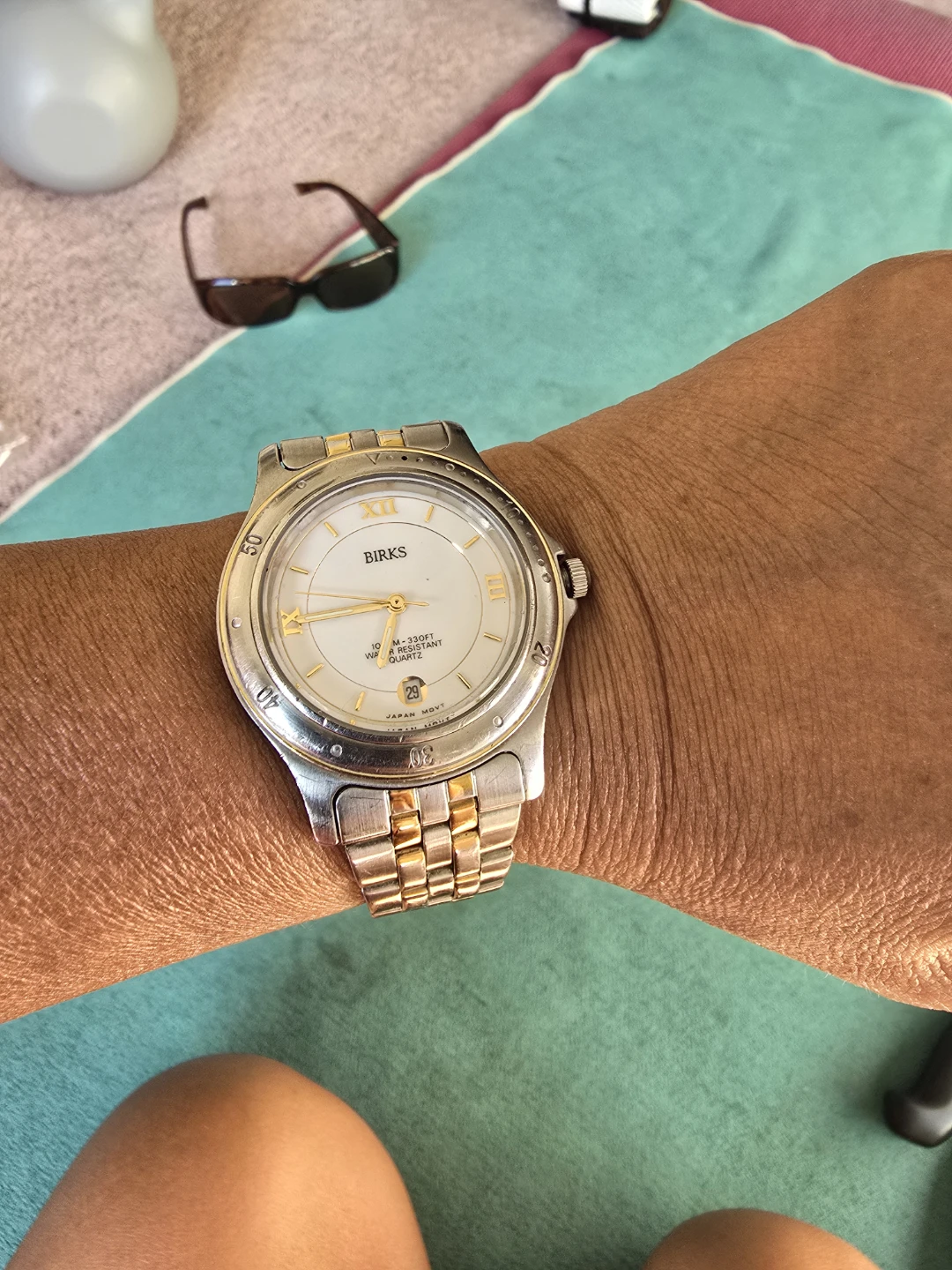 Birks Two-Tone Quartz Watch for men's and women's