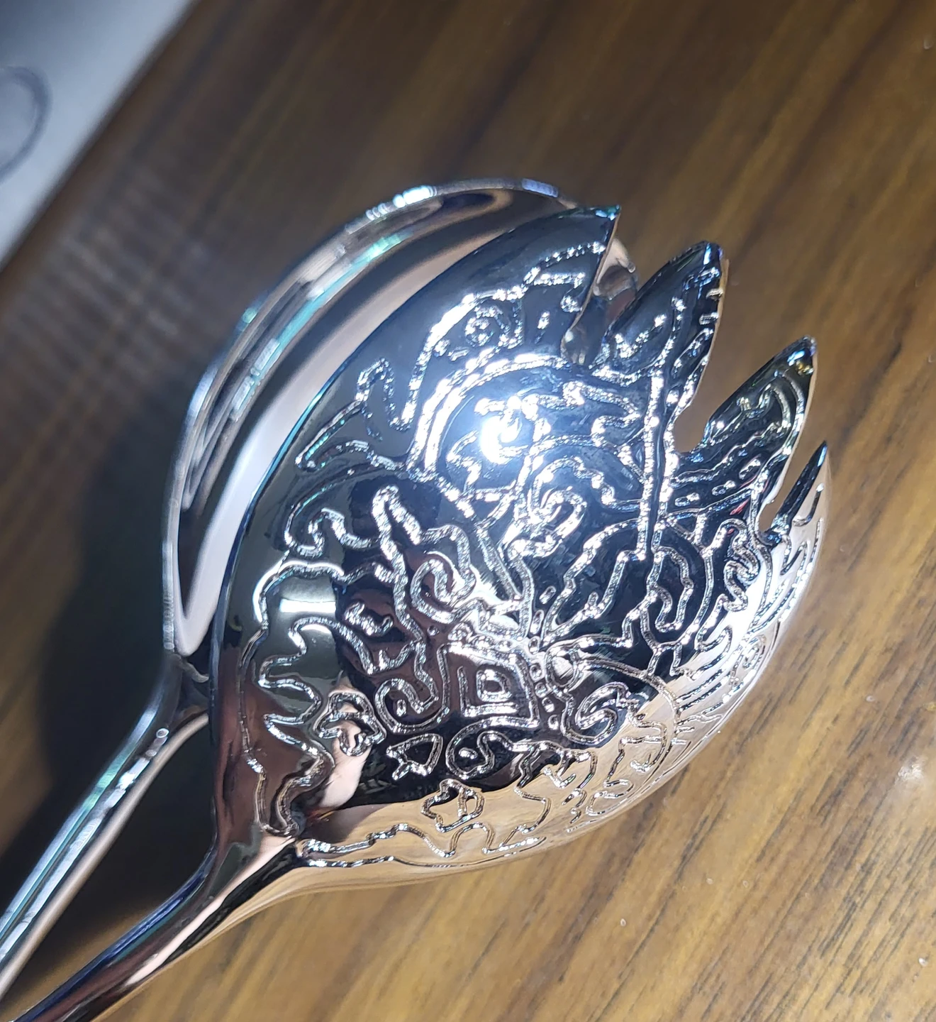 🏈 Queen Victoria Silver-Plated Salad Tongs - photo 5