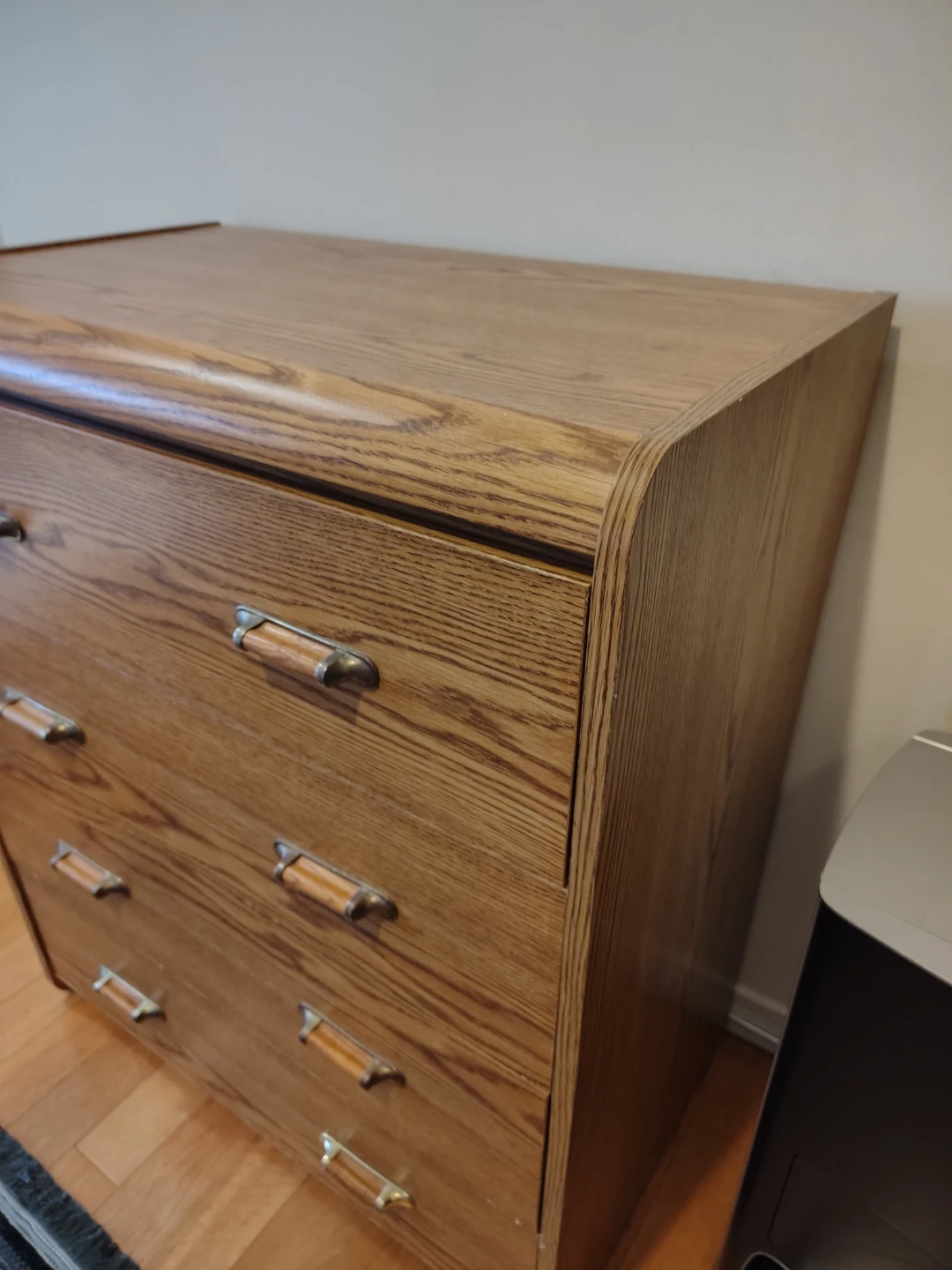 Oak Four-Drawer Dresser - photo 5