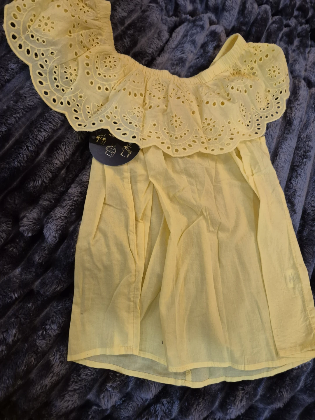 Atmosphere Yellow Bardot Top