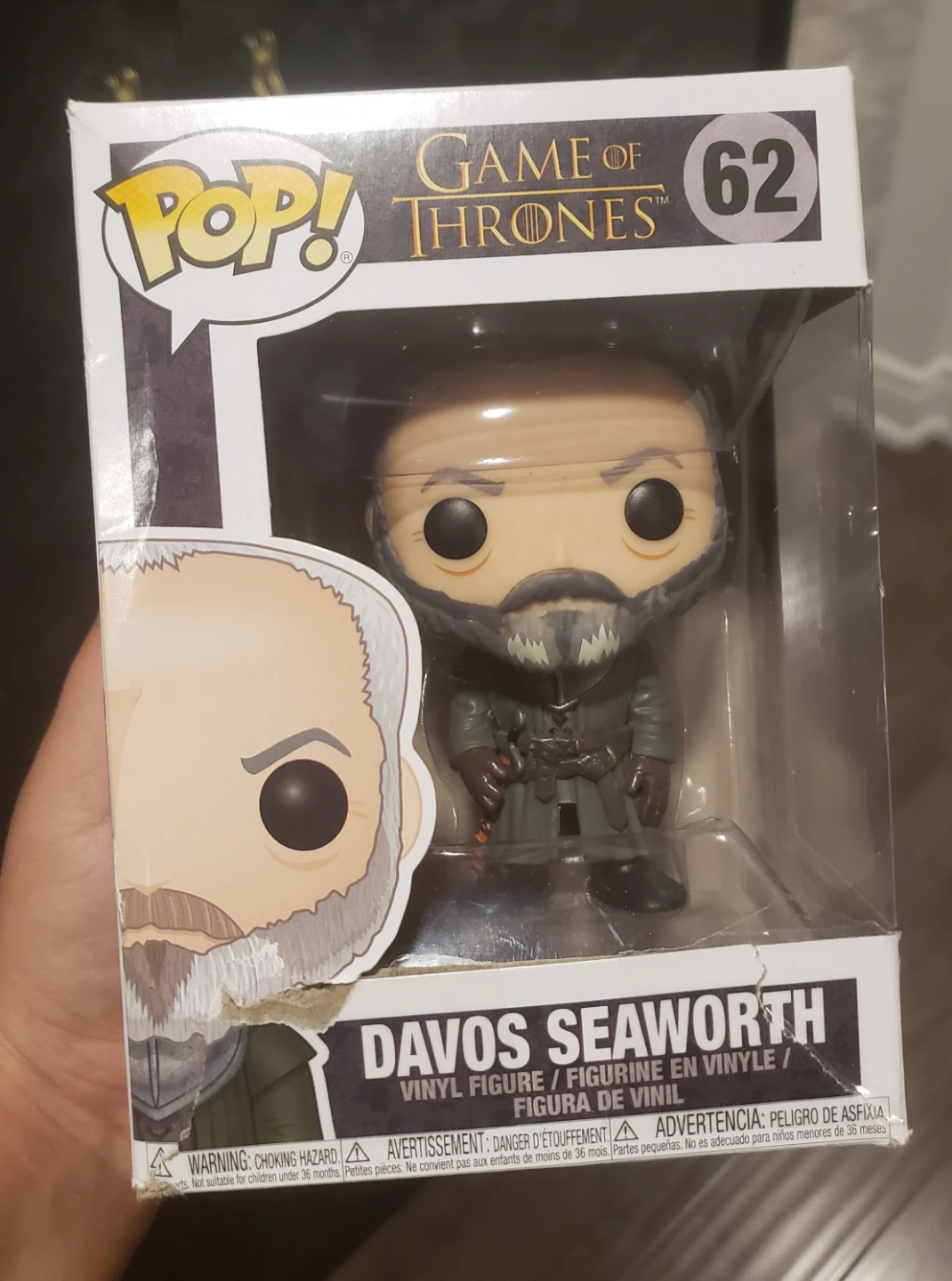Funko Pop Game of Thrones Davos Seaworth #62