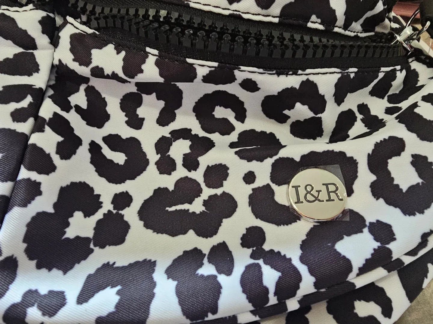 Iris & Rainbow Leopard Print Crossbody Bag - photo 3