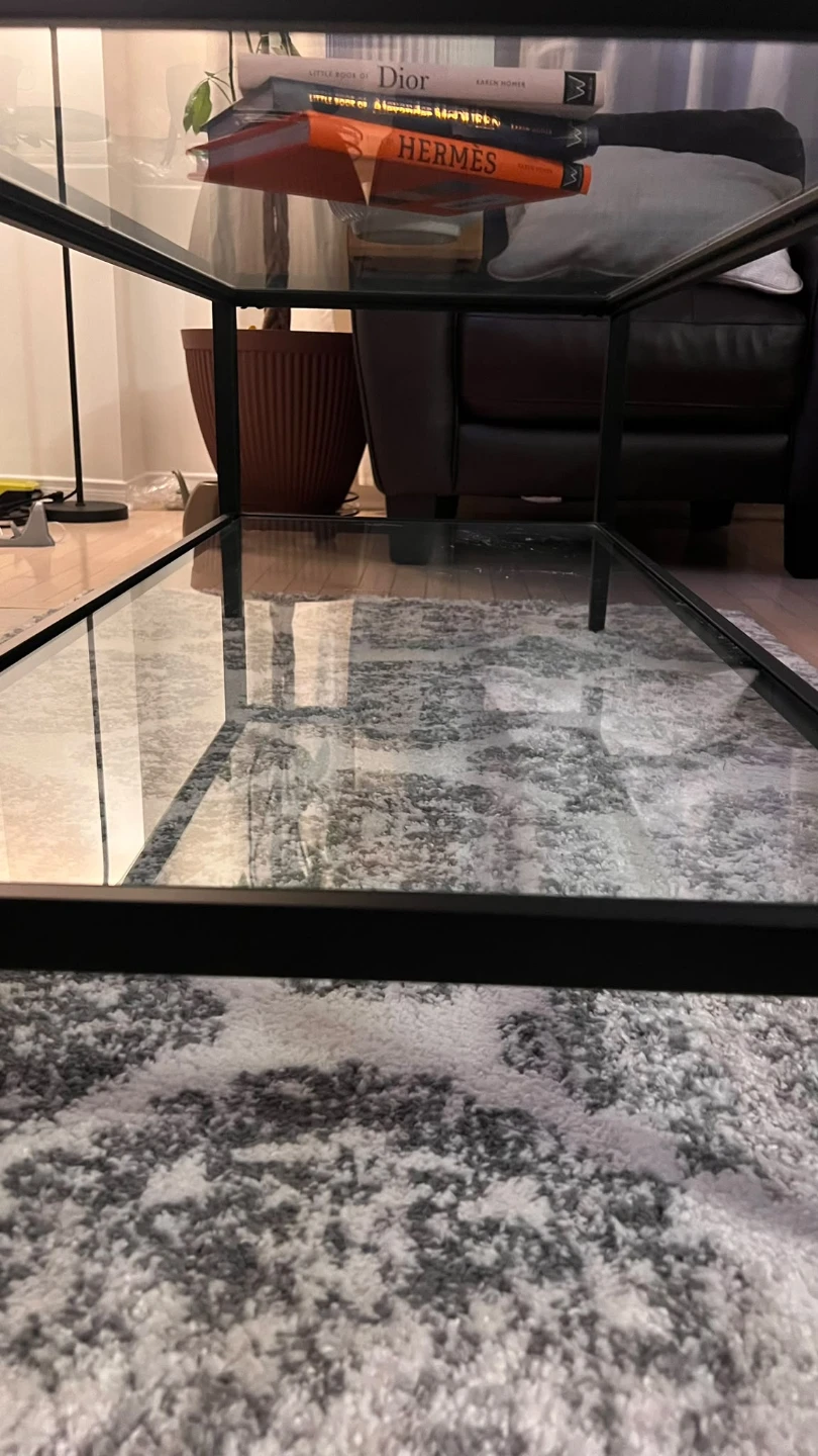 Modern Two-Tier Tempered Glass Coffee Table - photo 3