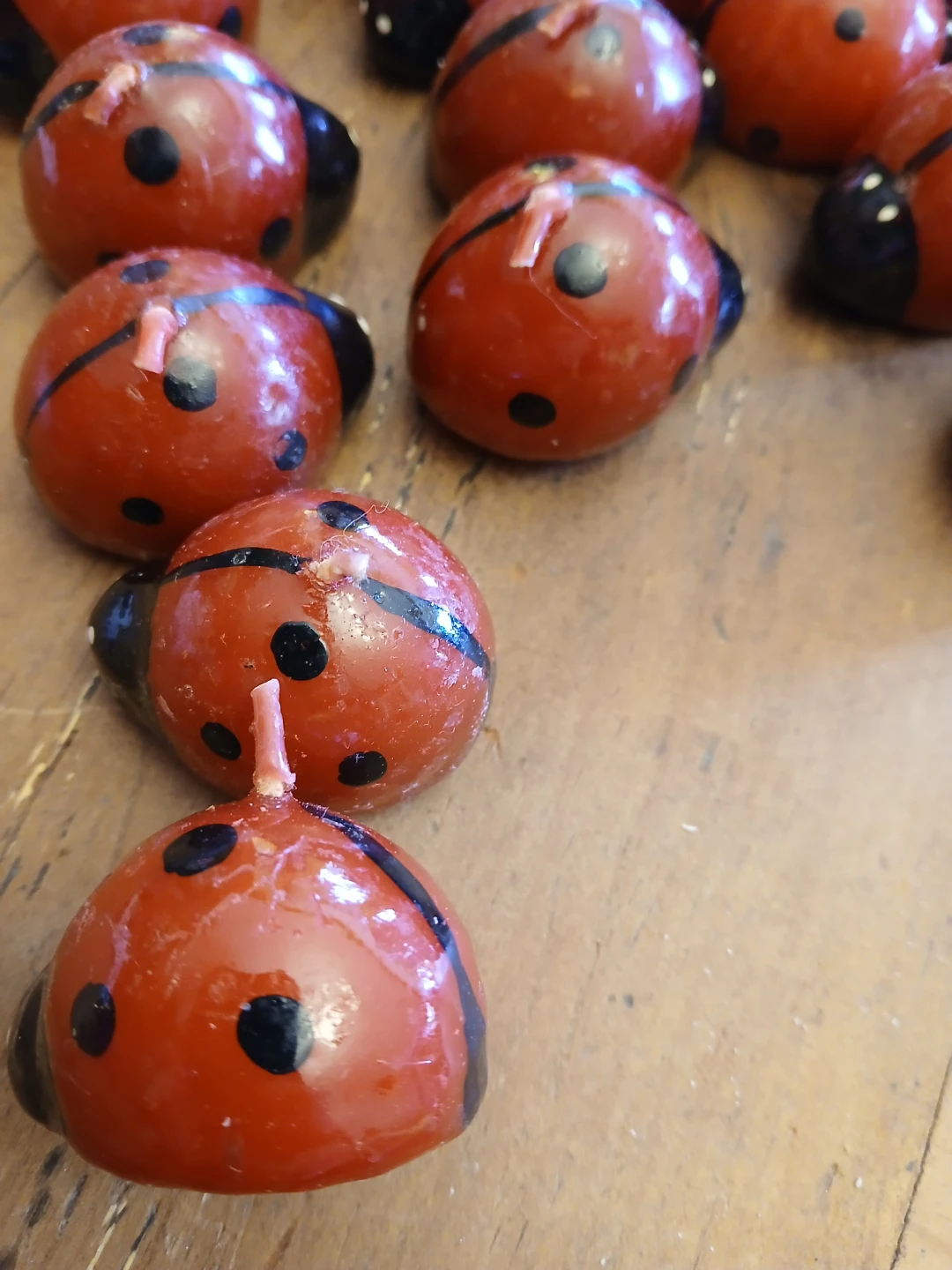 Set of Ladybug Shaped Candles - photo 2