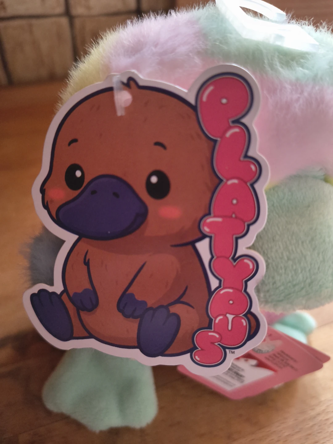NEW ITEM   Rainbow Platypus Plush - photo 2